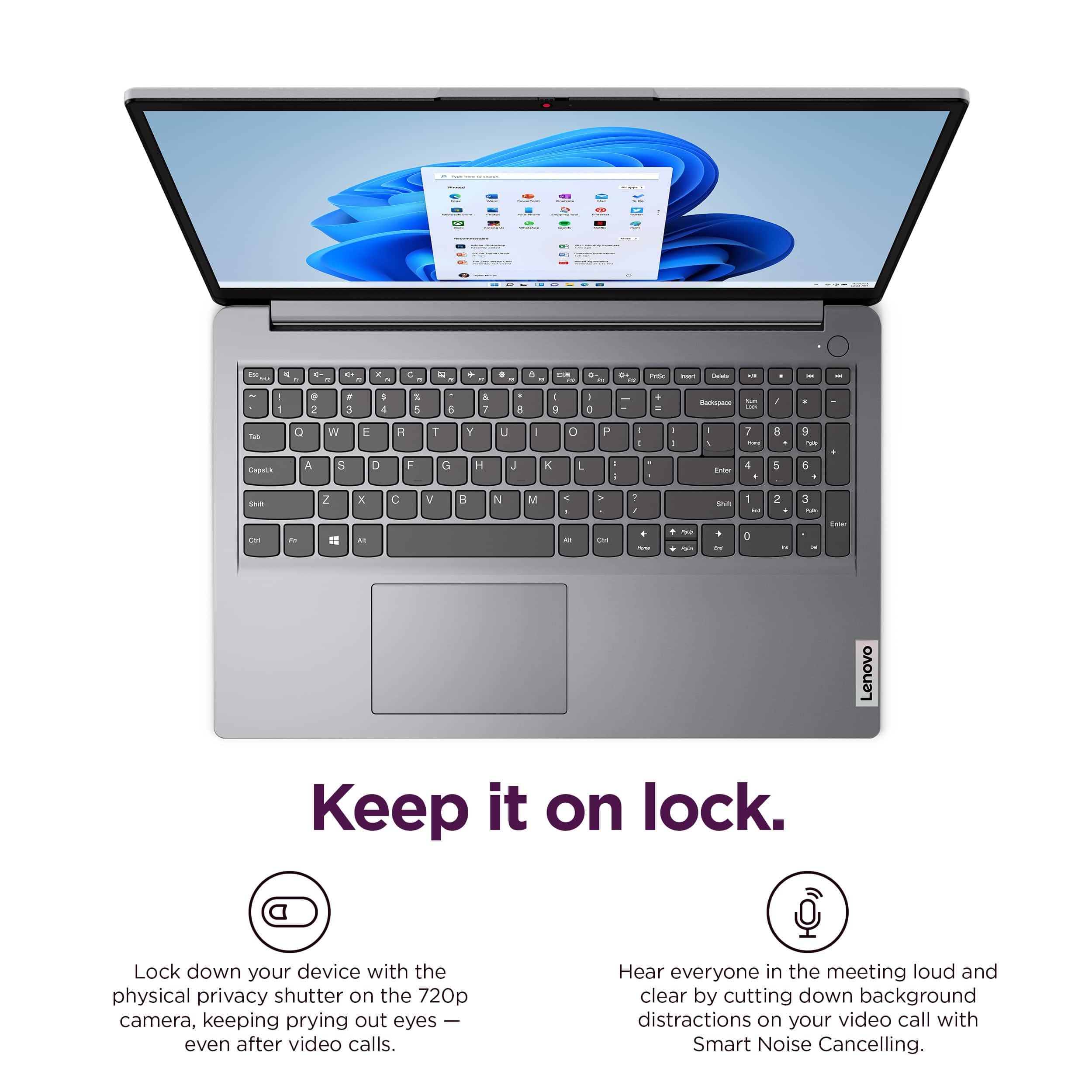 Lenovo IdeaPad 15.6" HD Laptop (12GB RAM,1TB PCIe SSD, 1-Year Microsoft Office 365, Intel Celeron N4500) for Students, Home, Business, Numeric Keypad, Webcam, HDMI, Wi-Fi 6, Win 11 Home in S Mode