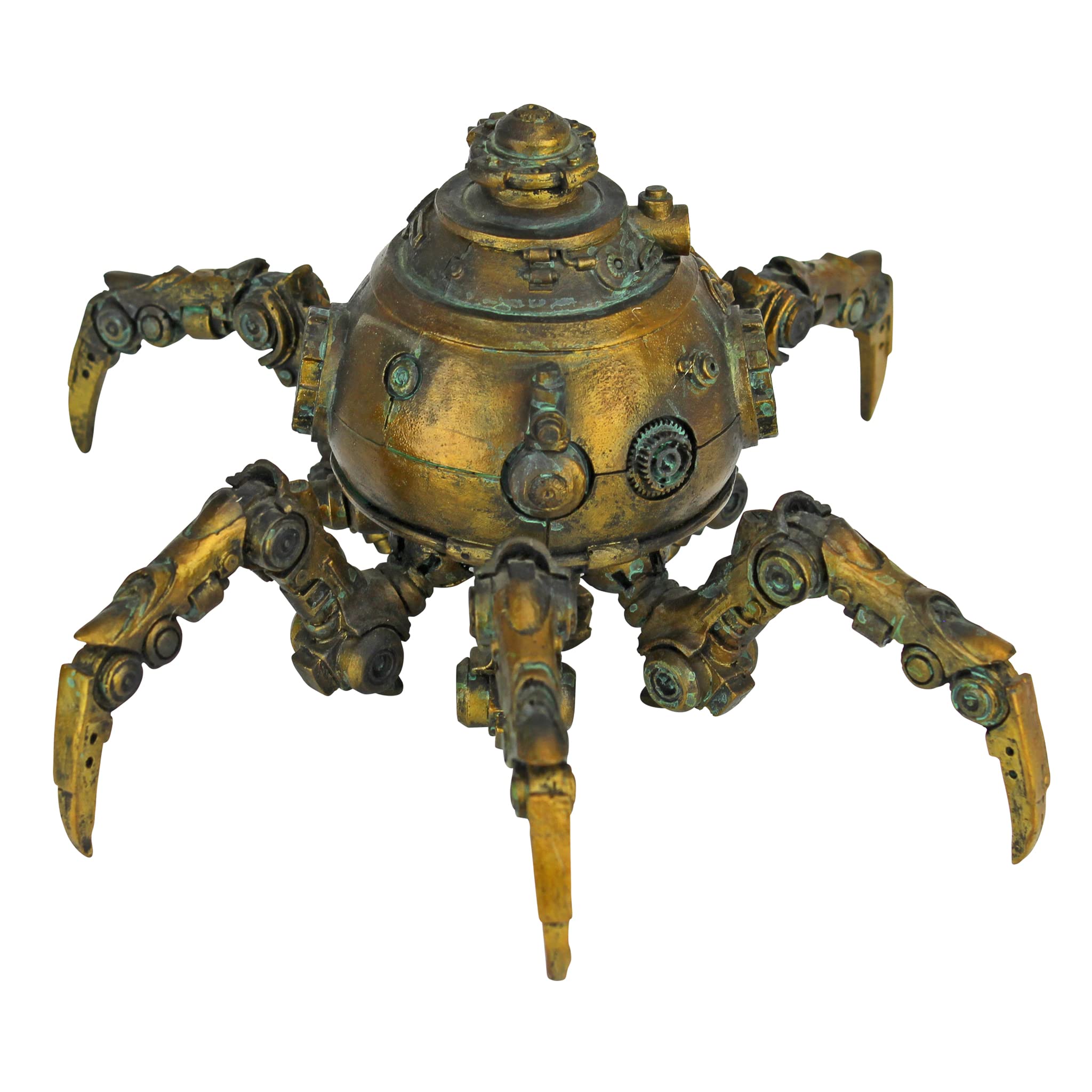 Design Toscano CL6874 Octopod Mechanical Steampunk Sculpture, antique gold