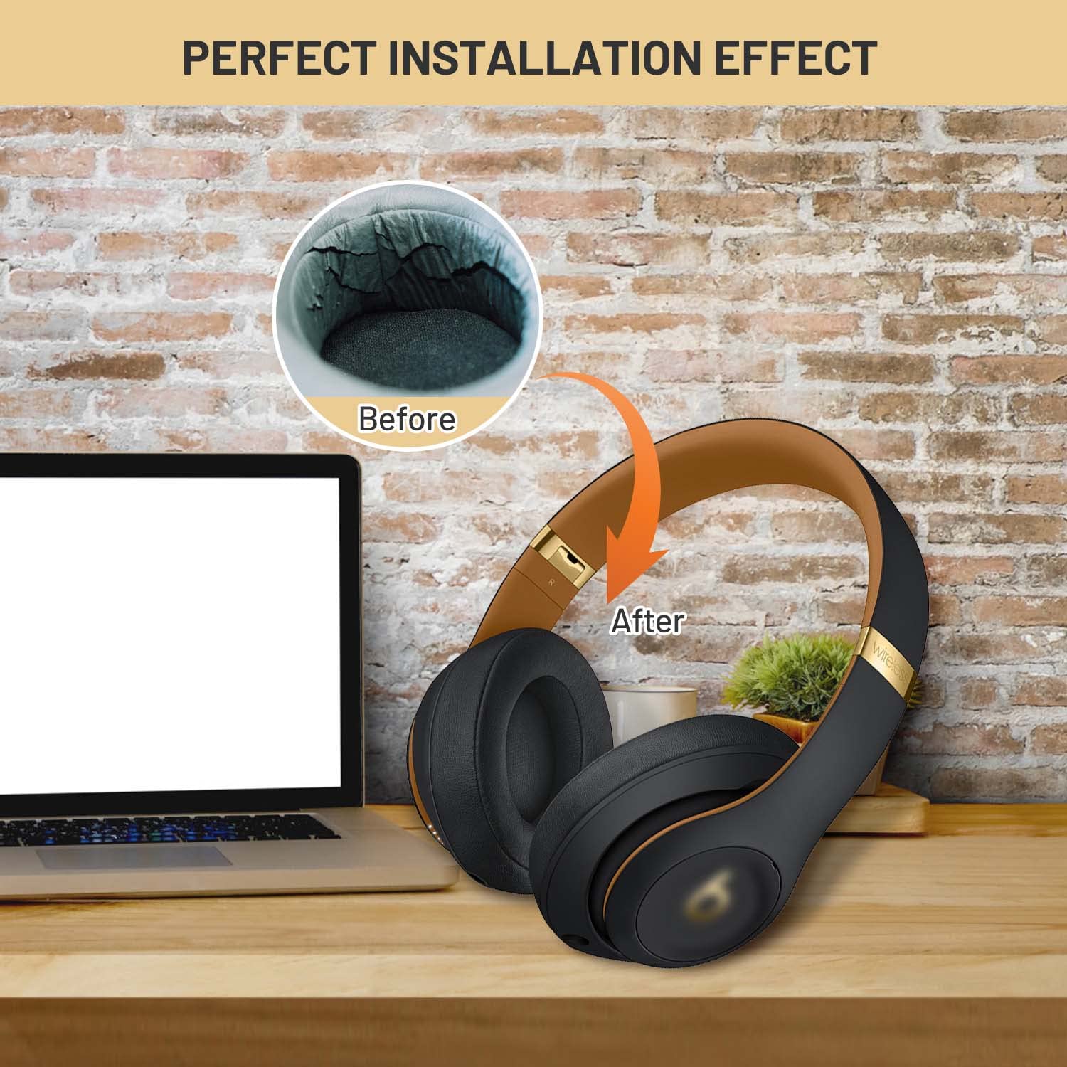 Replacement Earpads for Beats Studio 2 & 3 - Ear Pads for Beats Studio