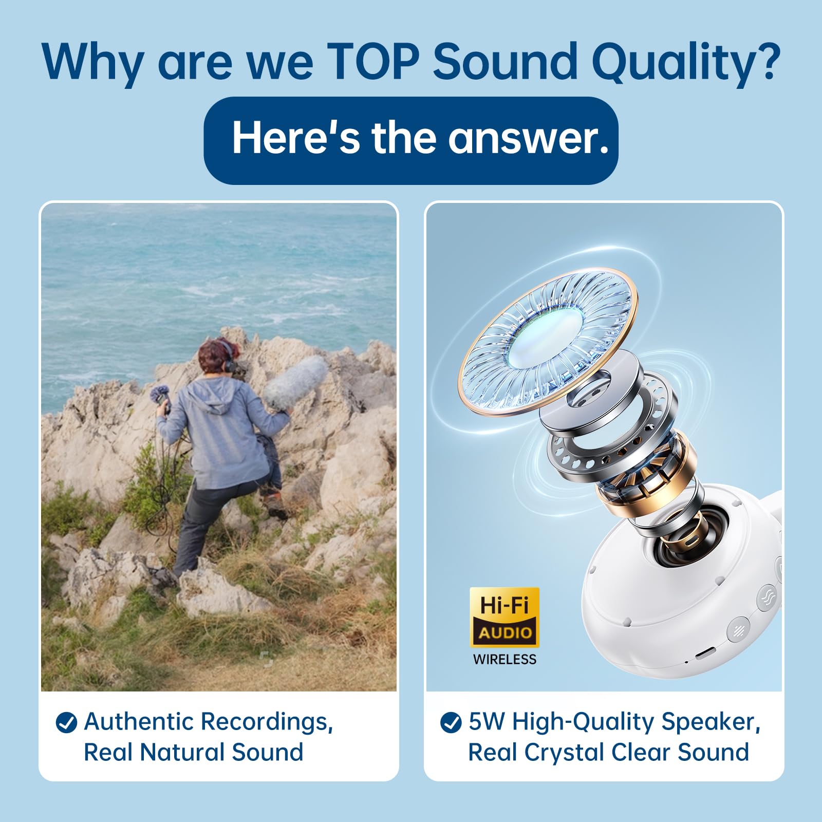 πππ°ππ¬π Kinglucky SleepEase Portable Sound Machine (TOP Sound Quality & 18 Effective Soothing Sounds) White Noise Sound Machine for Sleep, Focus, Relaxation, Home, Office, Travel, Adult & Baby