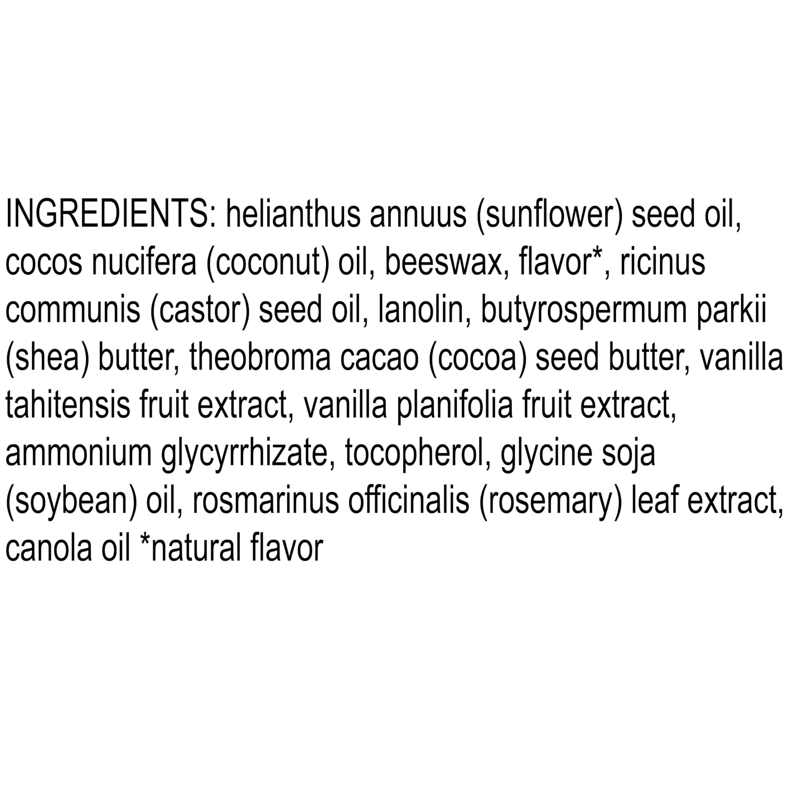 Burt's Bees Lip Balm Stocking Stuffers, Moisturizing Lip Care Christmas Gifts, Vanilla Bean, Lip Moisturizer With Responsibly Sourced Beeswax, Tint-Free, Natural Origin Treatment (2-Pack)