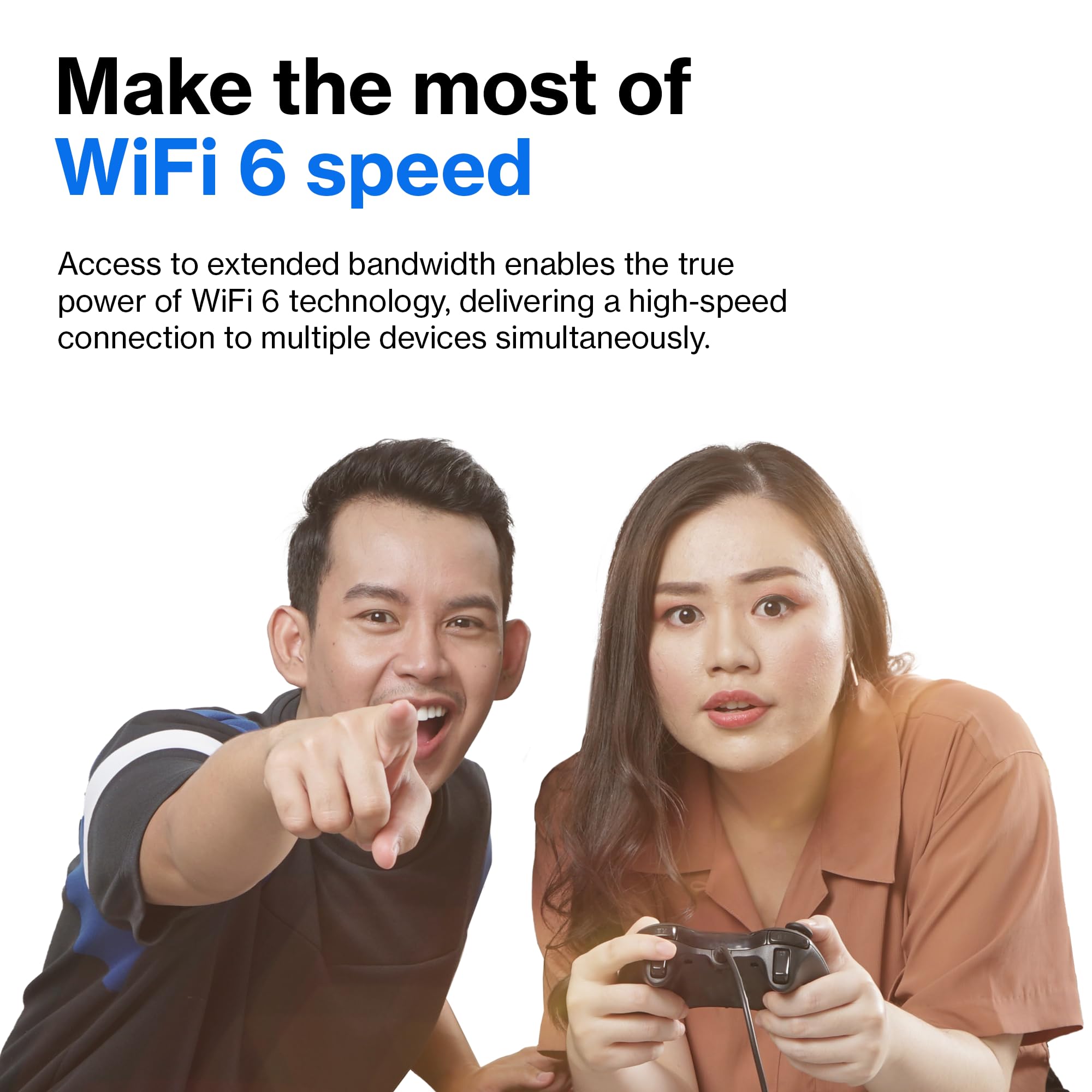 Linksys Atlas Pro 6 WiFi Router - AX5400 WiFi 6 Router - Dual-Band Mesh Wifi System - WiFi 6 Mesh Routers for Wireless Internet - Connect 60+ Devices, 5,400 sq ft, MX5502 2-Pk
