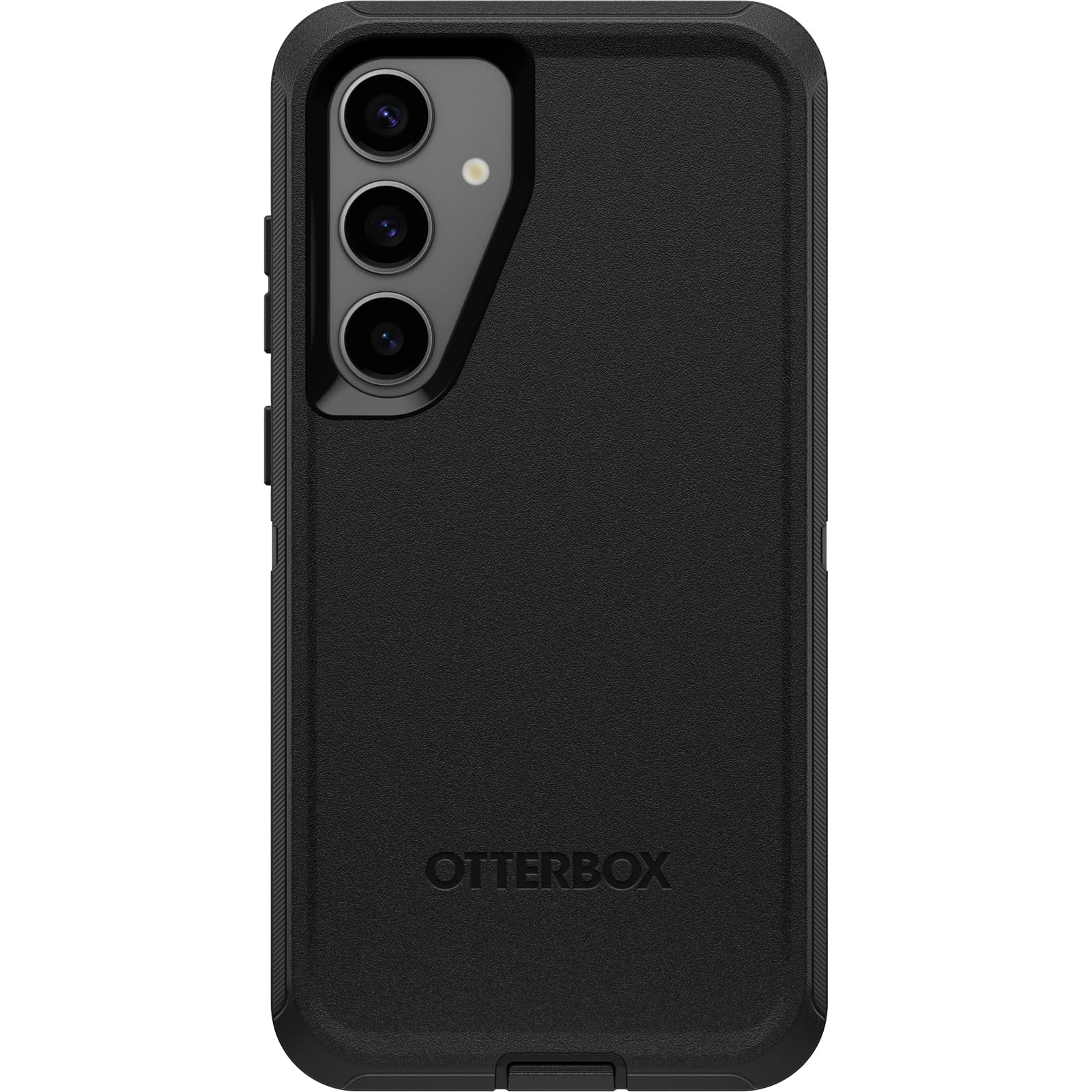 OtterBox Samsung Galaxy S24+ Defender Series Case - Single Unit Ships in Polybag, Ideal for Business Customers - Black, Rugged & Durable, with Port Protection, Includes Holster Clip Kickstand