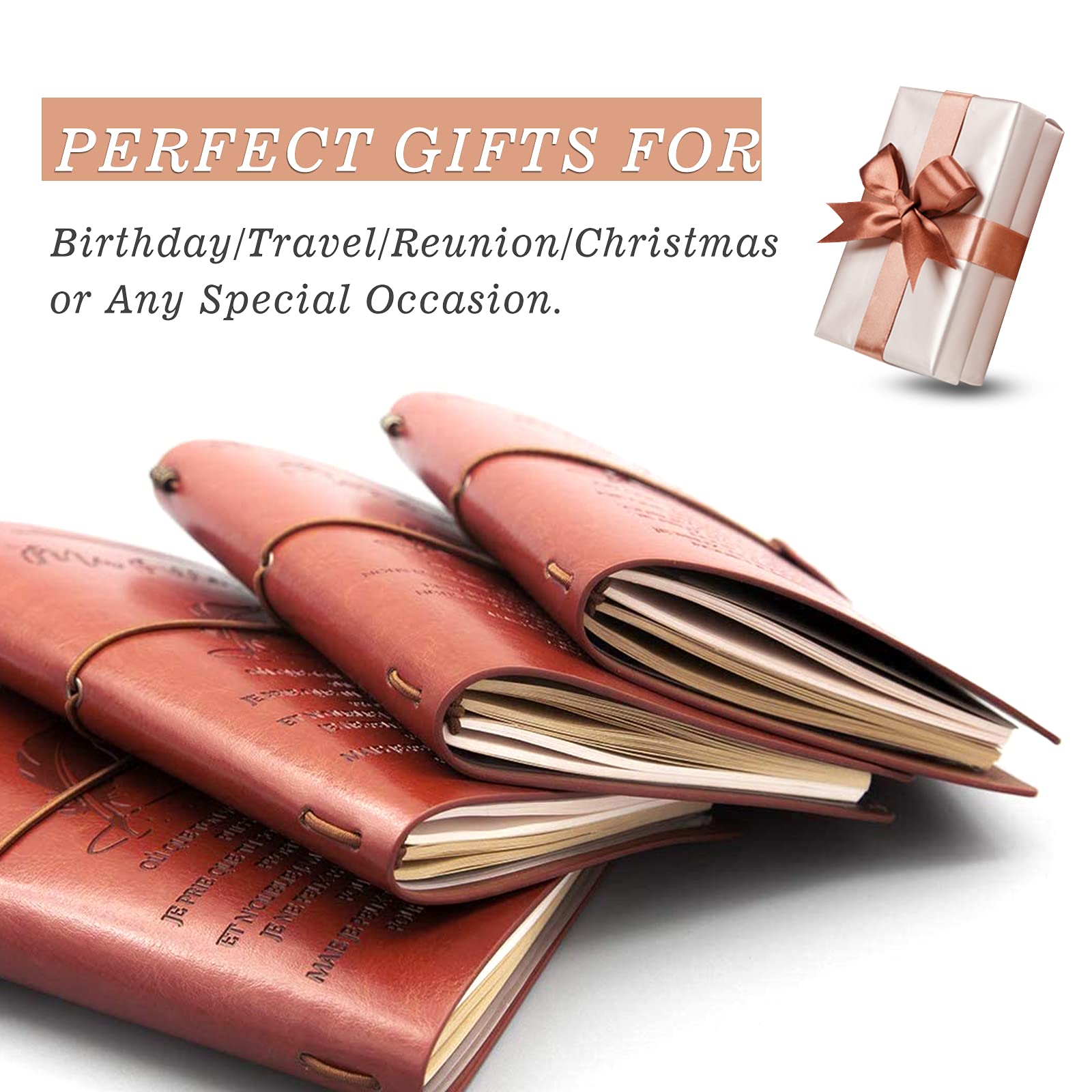 PRSTENLY Grandson Gifts Leather Journal, to My Grandson Gifts 140 Page Journal Notebooks, Graduation Birthday Christmas Gifts for Grandson from Grandma Grandpa