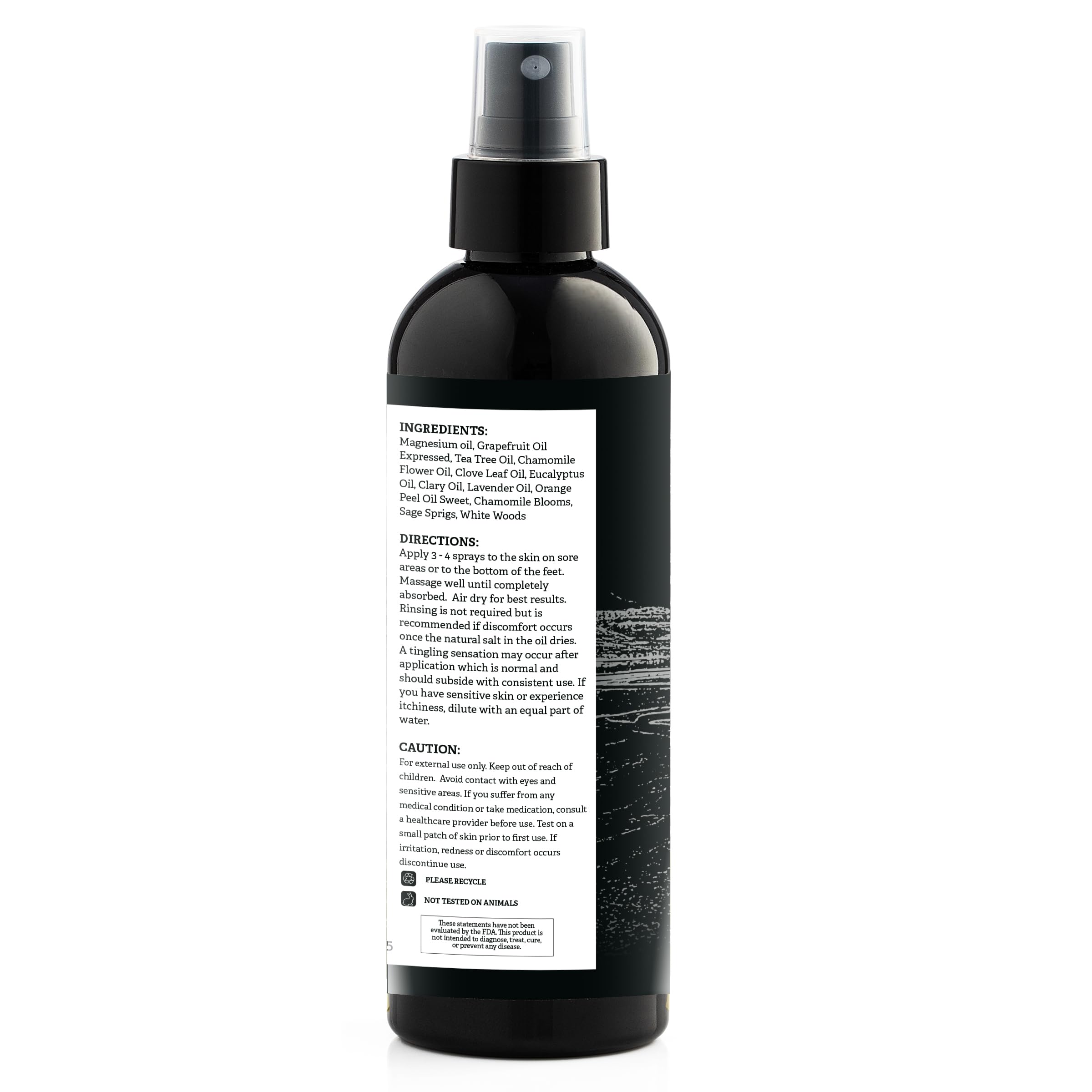 Aromasong Magnesium Spray Lavender - Extra Strength (23mg in Each Spritz) 8 Oz - Natural and Pure Magnesium Oil Spray - Made in The USA - for Leg Discomfort and Promotes a Calm Sleep
