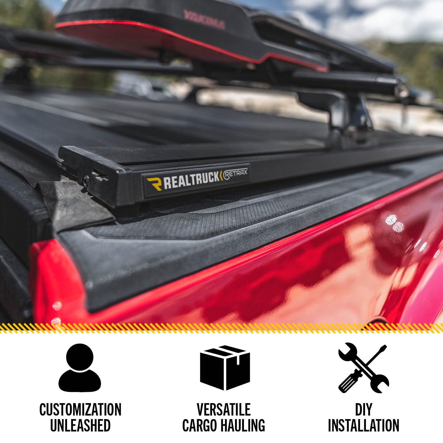 RealTruck Retrax RetraxPRO XR Retractable Truck Bed Tonneau Cover | T-80232 | Fits 2009 - 2018 Dodge Ram 1500, 2010-21 2500/3500 6' 4" Bed (76.3")
