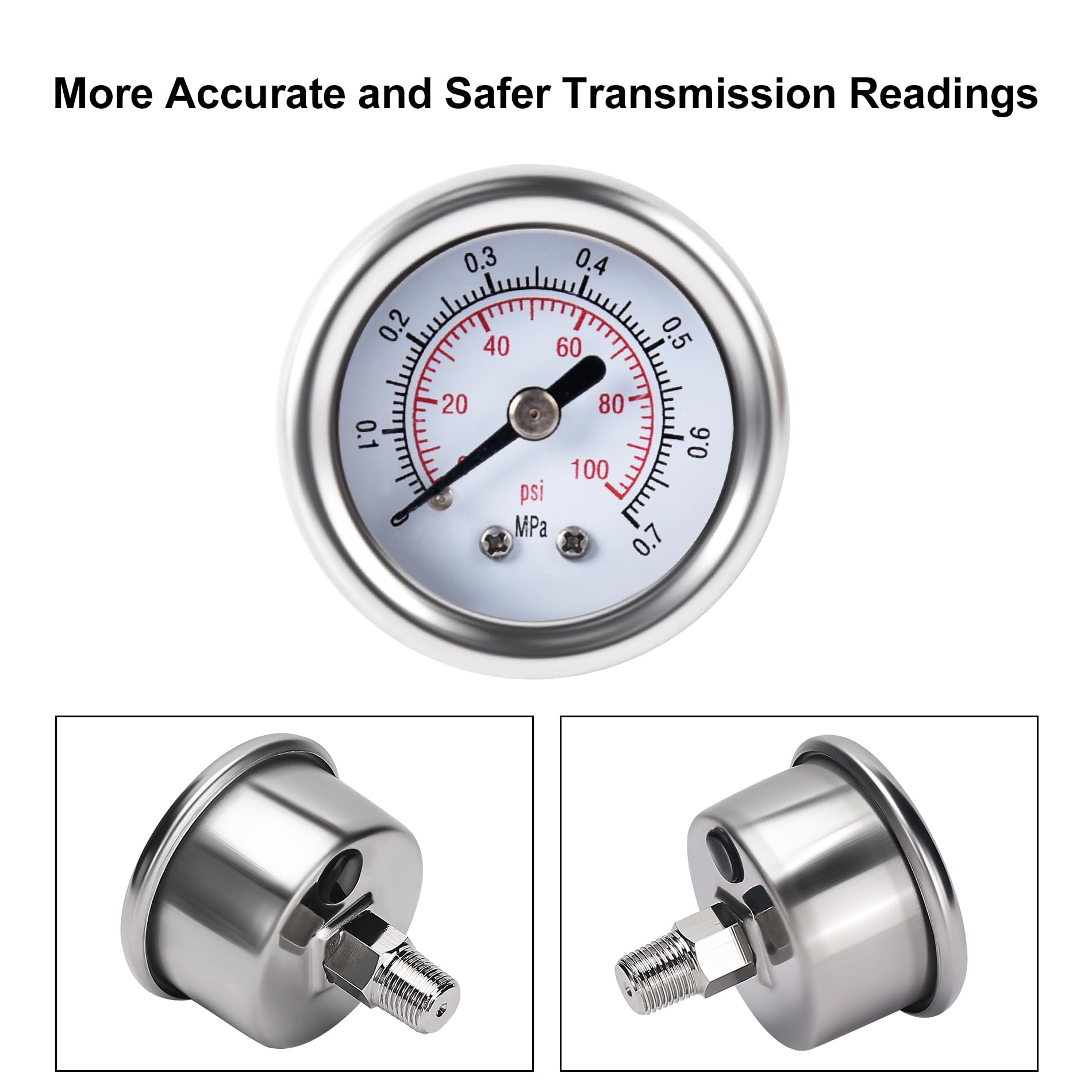 EVIL ENERGY Fuel Pressure Regulator 6AN EFI Bypass Return Adjustable (30-70PSI)