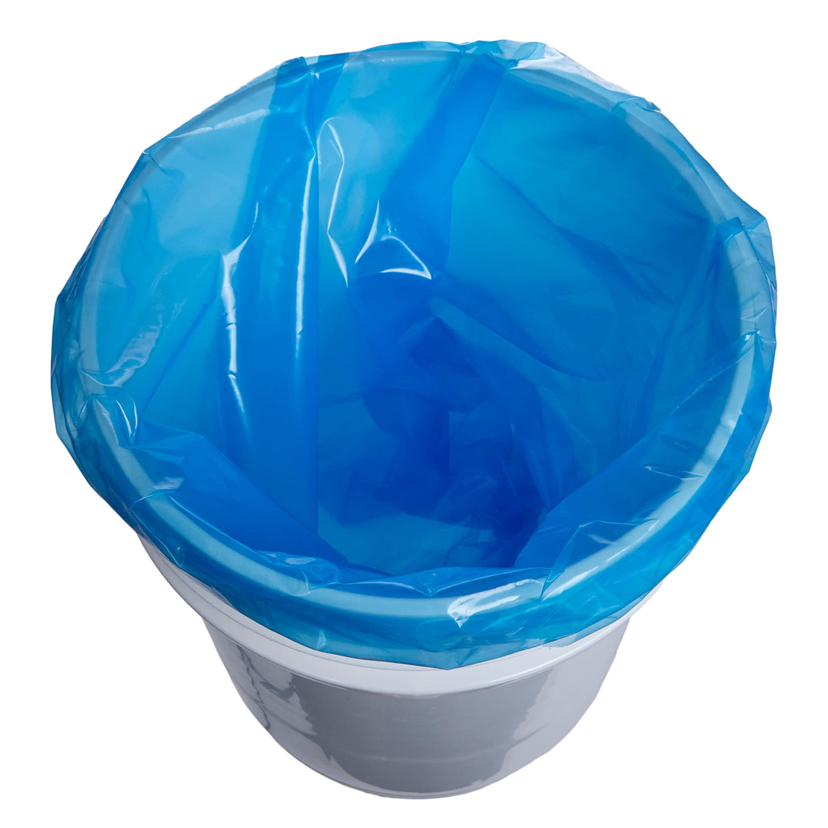 Hudson Exchange-MOD158817 LDPE 5 Gallon Bucket Liner, Food Grade, 20" W x 30" L, 3 Mil, Blue, Roll of 200