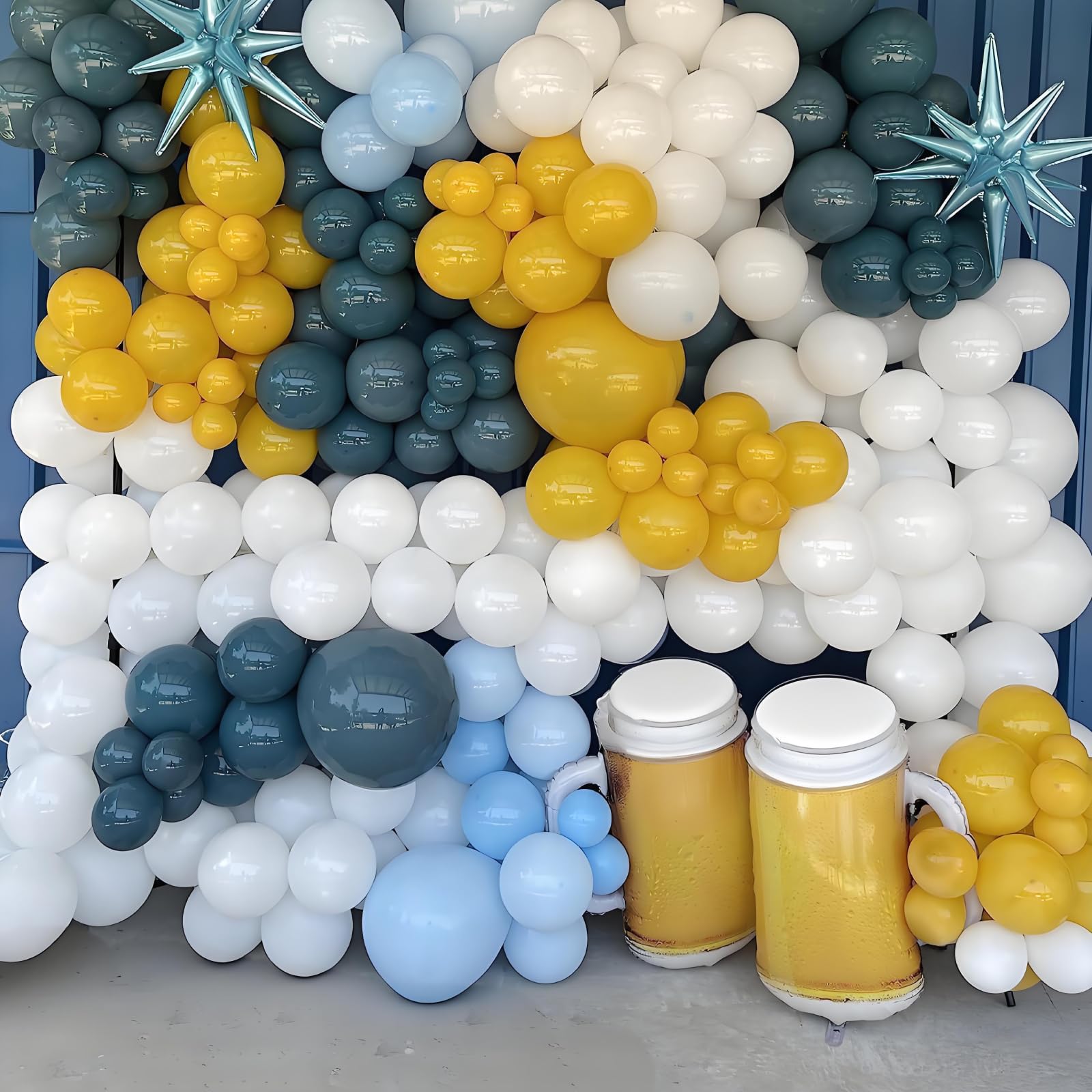 Zingnify White Balloons, 150 pcs Different Sizes Pack of 18 Inch 12 Inch 10 Inch 5 Inch Matte White Latex Balloons for Balloon Garland Balloon Arch as Birthday Party Wedding Decorations