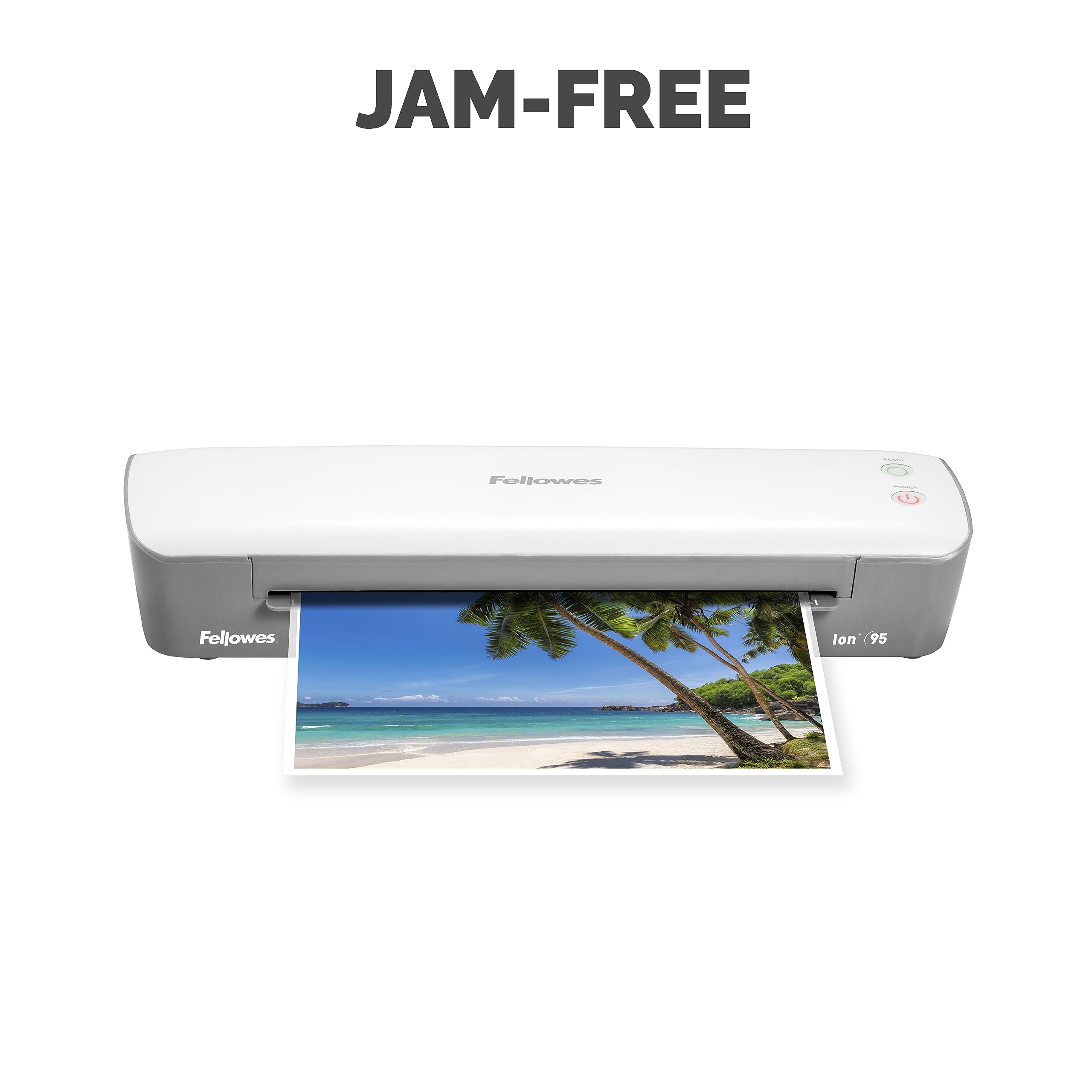 Fellowes Ion 95 Thermal Laminator for Home, School or Office with 15 Pouch Starter Kit, Easy to Use, Quick Warm-Up, Jam-Free (5247201)