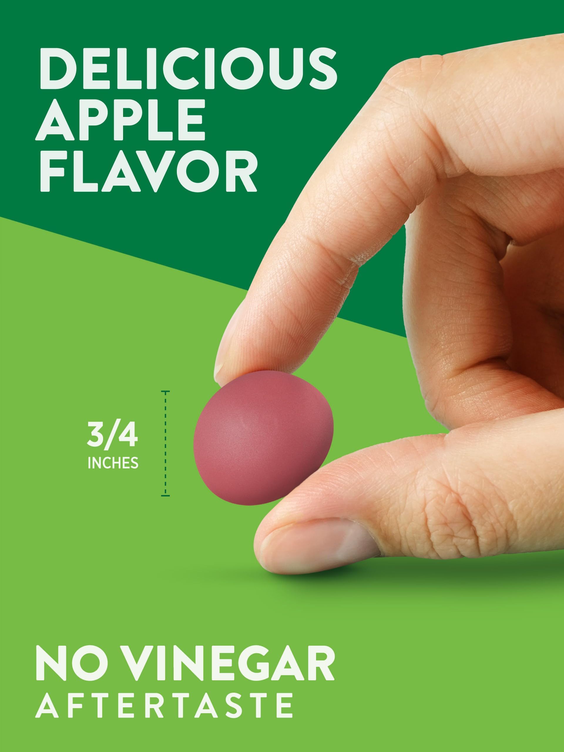 Nature's Truth Apple Cider Vinegar Gummies | 600 mg | 75 Gummies | Apple Flavor | Vegan, Non-GMO, Gluten Free Supplement