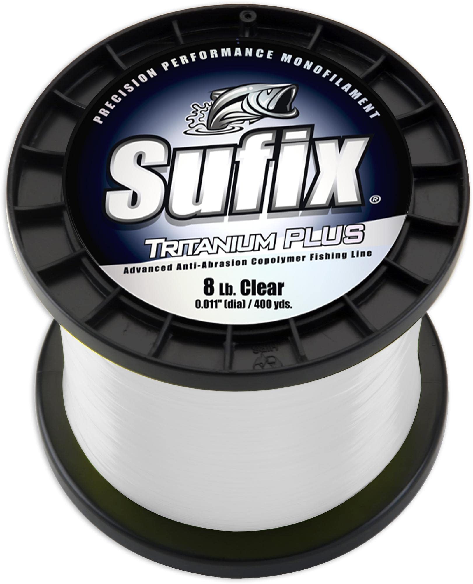 Sufix Tritanium Plus 1/4-Pound Spool Size Fishing Line (Clear, 14-Pound)