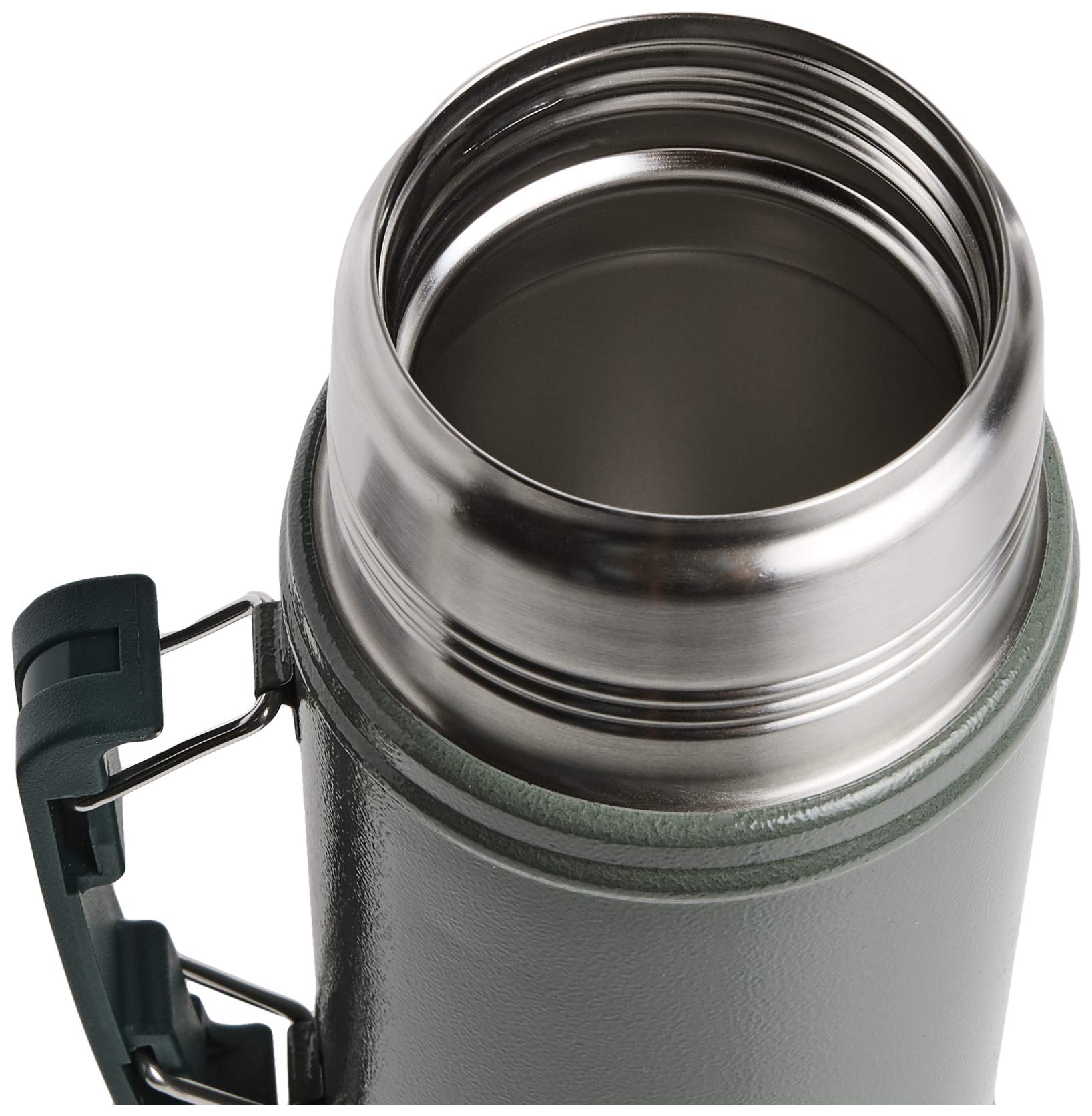 Stanley Classic Legendary Vacuum Insulated Food Jar – Stainless Steel, Naturally BPA-free Container – Keeps Food/Liquid Hot or Cold for 15 Hours – Leak Resistant, Hammertone Green, 24 OZ / 0.71 L