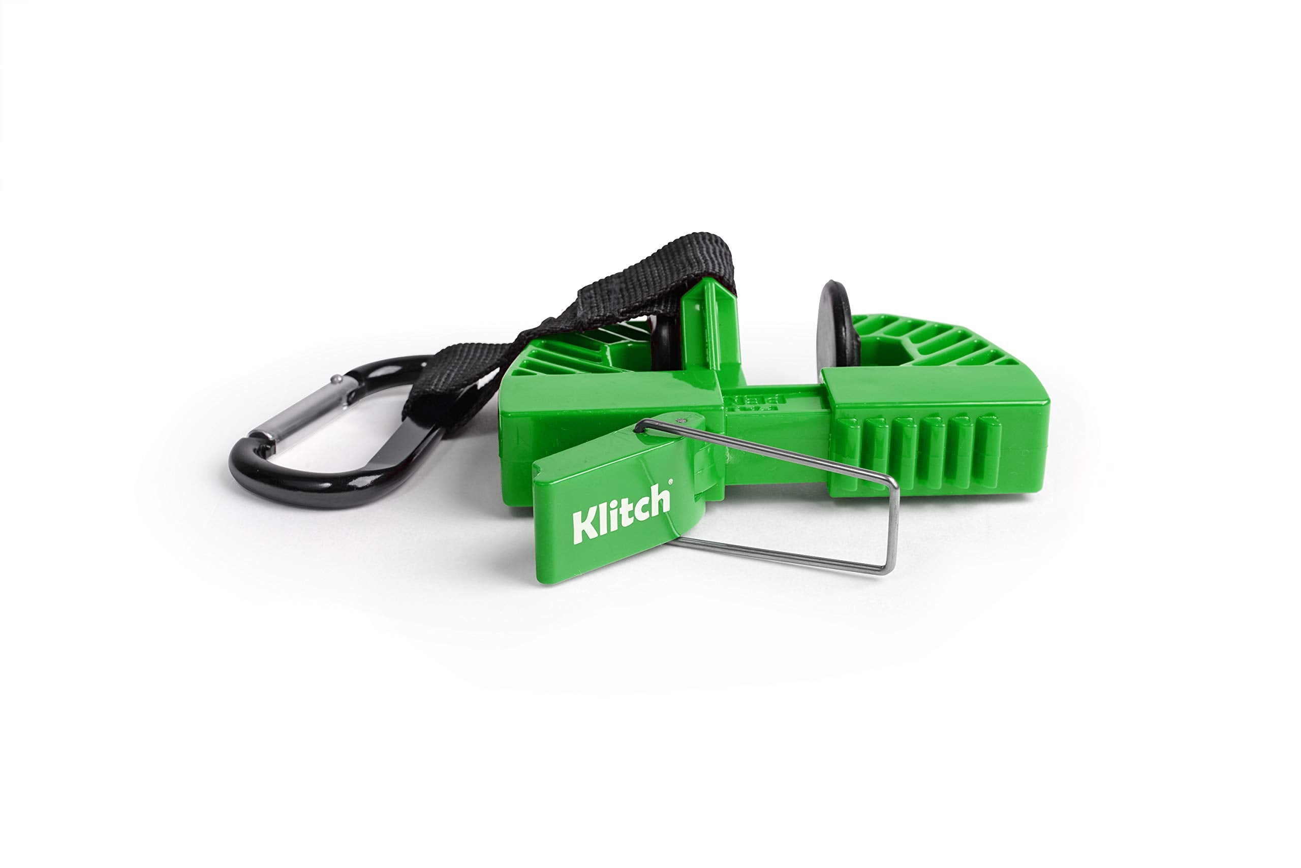 Klitch Footwear Clip, Shoe Bag, Hang Extra Shoes Cleats Boots or Gear on Your Bag. Works on Soccer, Baseball, Basketball, Track, Running Shoes, Flip Flops and More. Green