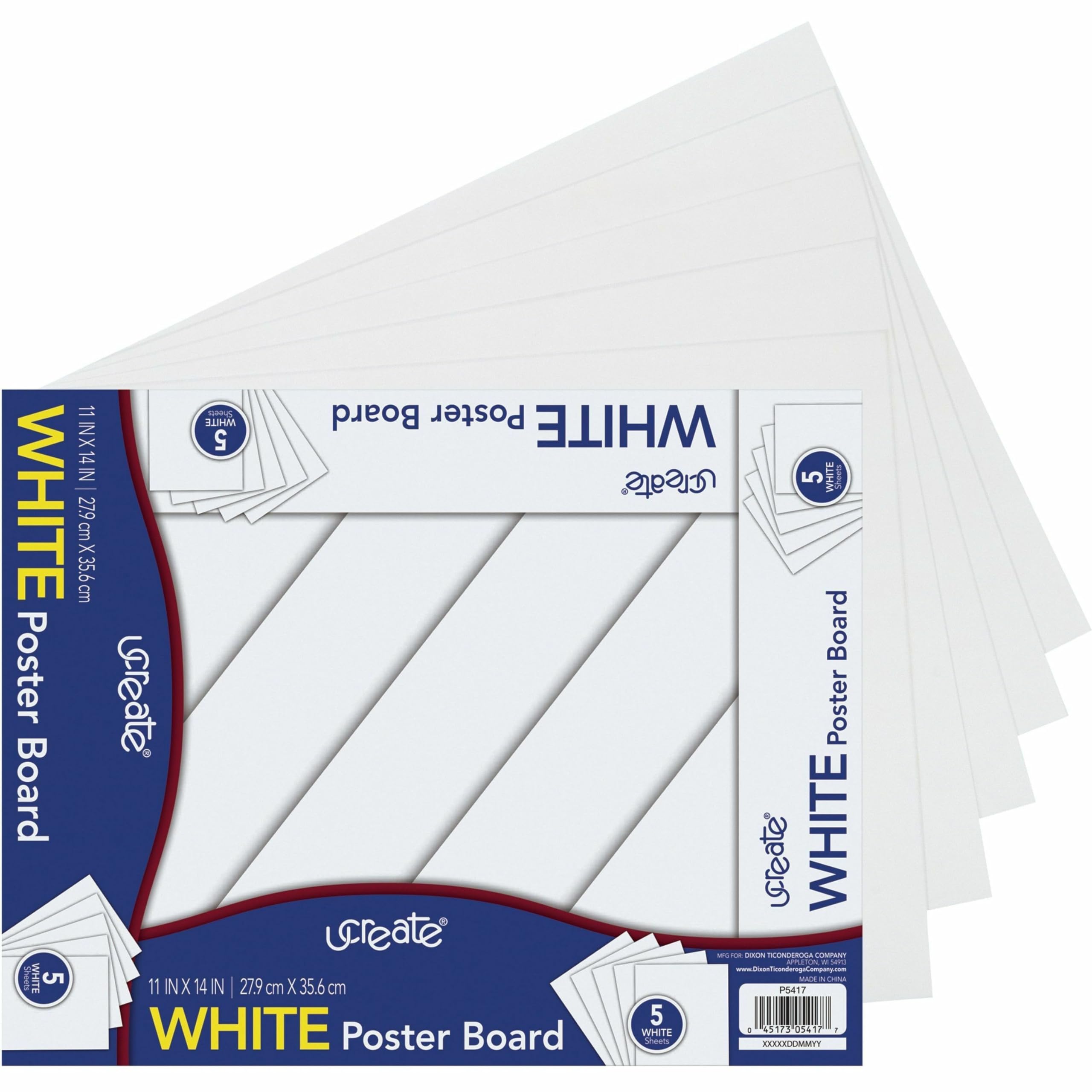 Pacon Poster Boards (PAC5417) 11 x 14, White
