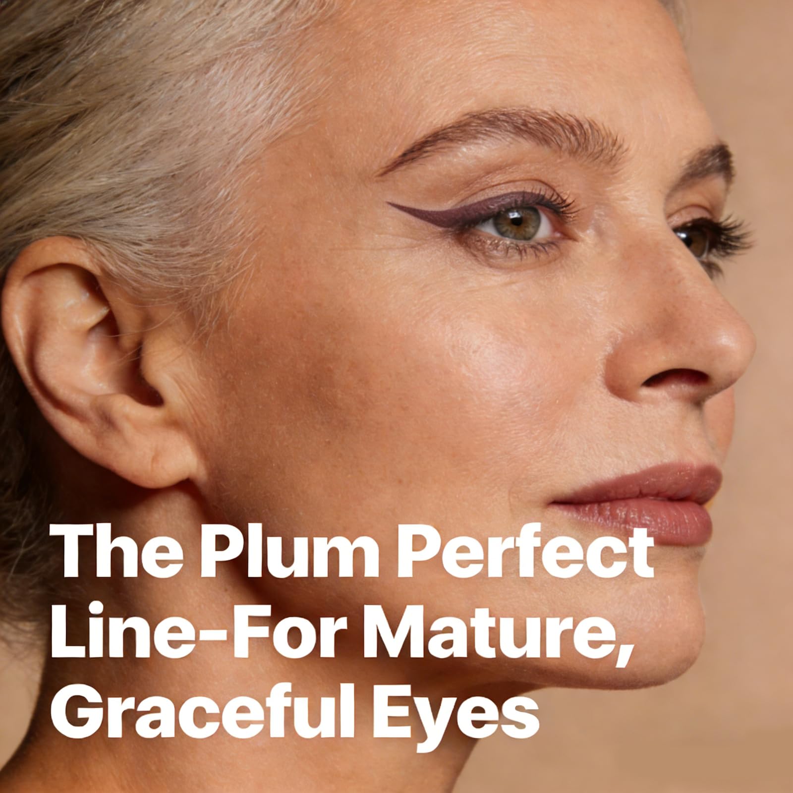 Brenqe Plum Gel Eyeliner Pencil,Smudge-proof Waterproof Long Lasting Plum Eye Liner, High-Pigmented Smooth Creamy Formula for Mature Women, Eyes Makeup Pen Includes Sharpener