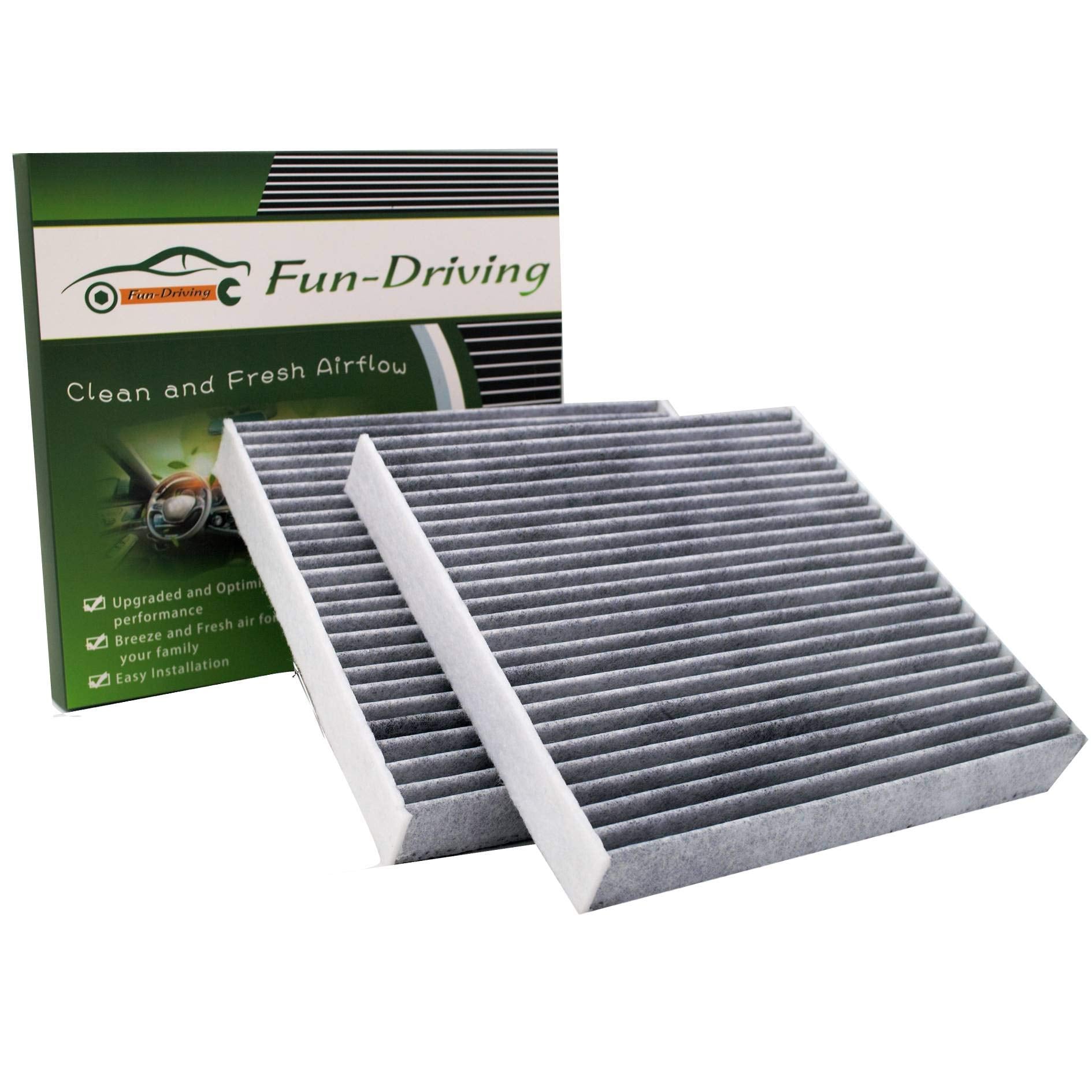 FUN-DRIVING 2 Pack FD157 Cabin Air Filter for AVALON/CAMRY/COROLLA/PRIUS/PRIUS PRIME/RAV4,ES350/RX350/RX350L/RX450H/RX450HL,CX-9