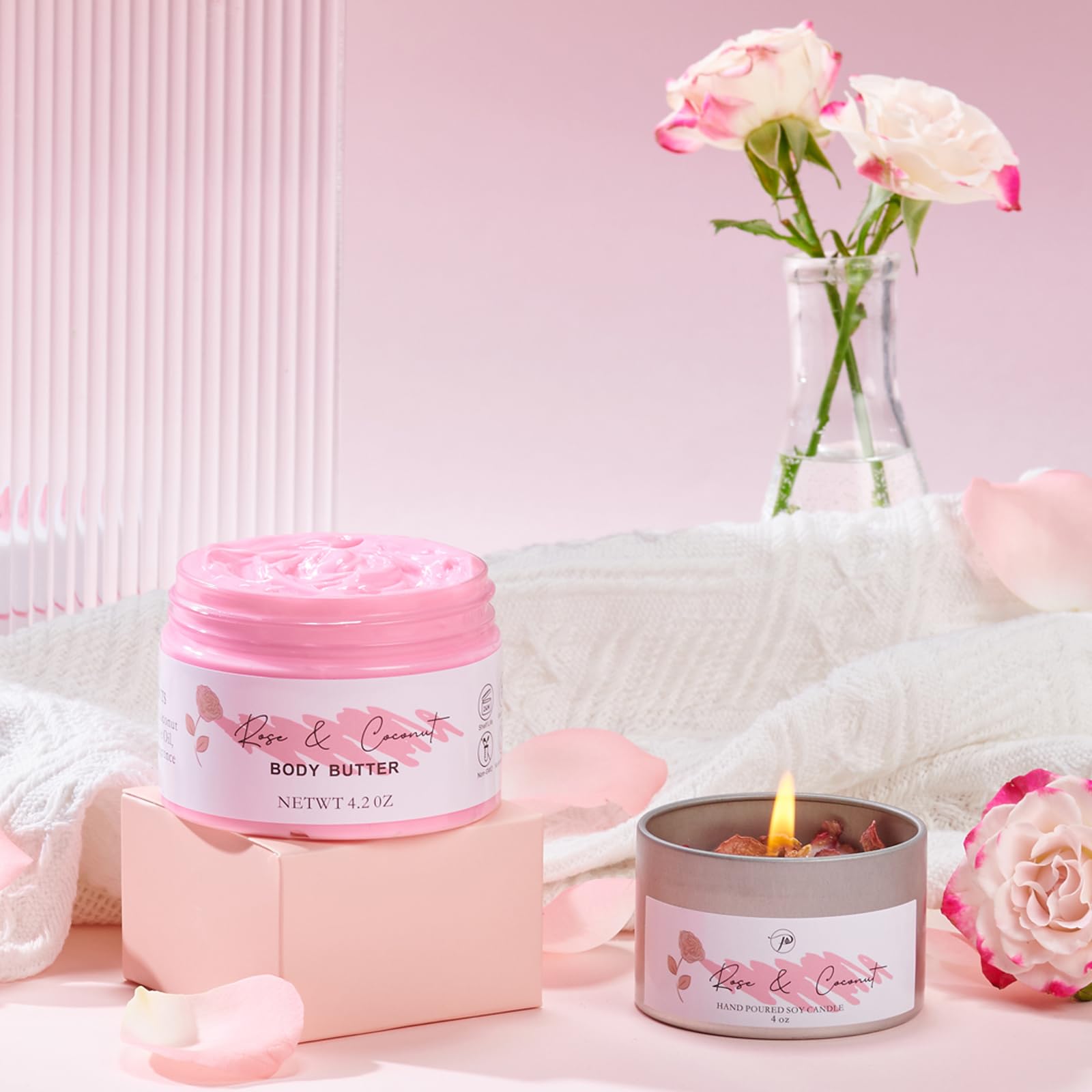 Peacoeye Spa Gifts for Women Christmas Gifts Bath Gift Baskets Relaxing Spa Self Care Gift for Mom Her Sister Wife Auntie Home Bath Care Package Thank You Gift Birthday Gift for Women Friendship Ideas