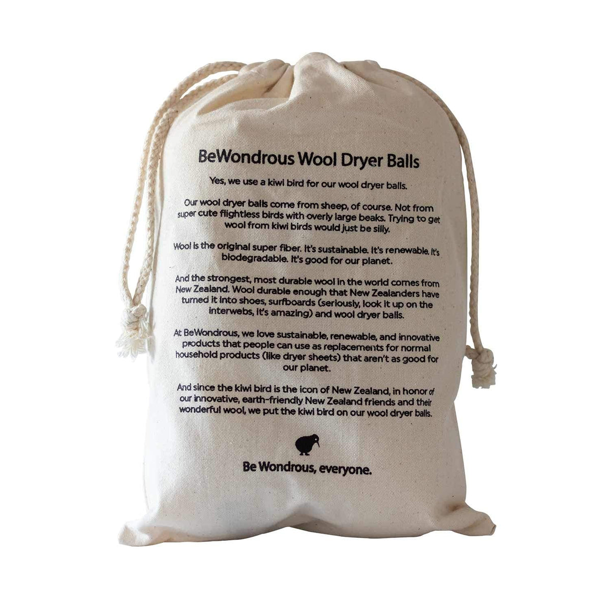 BeWondrous Wool Dryer Balls XL, 100% New Zealand Organic Wool - Reusable Natural Fabric Softener for Laundry, Dryer Sheets Alternative - Prevent Wrinkles and Anti Static (White, 6-Pack)