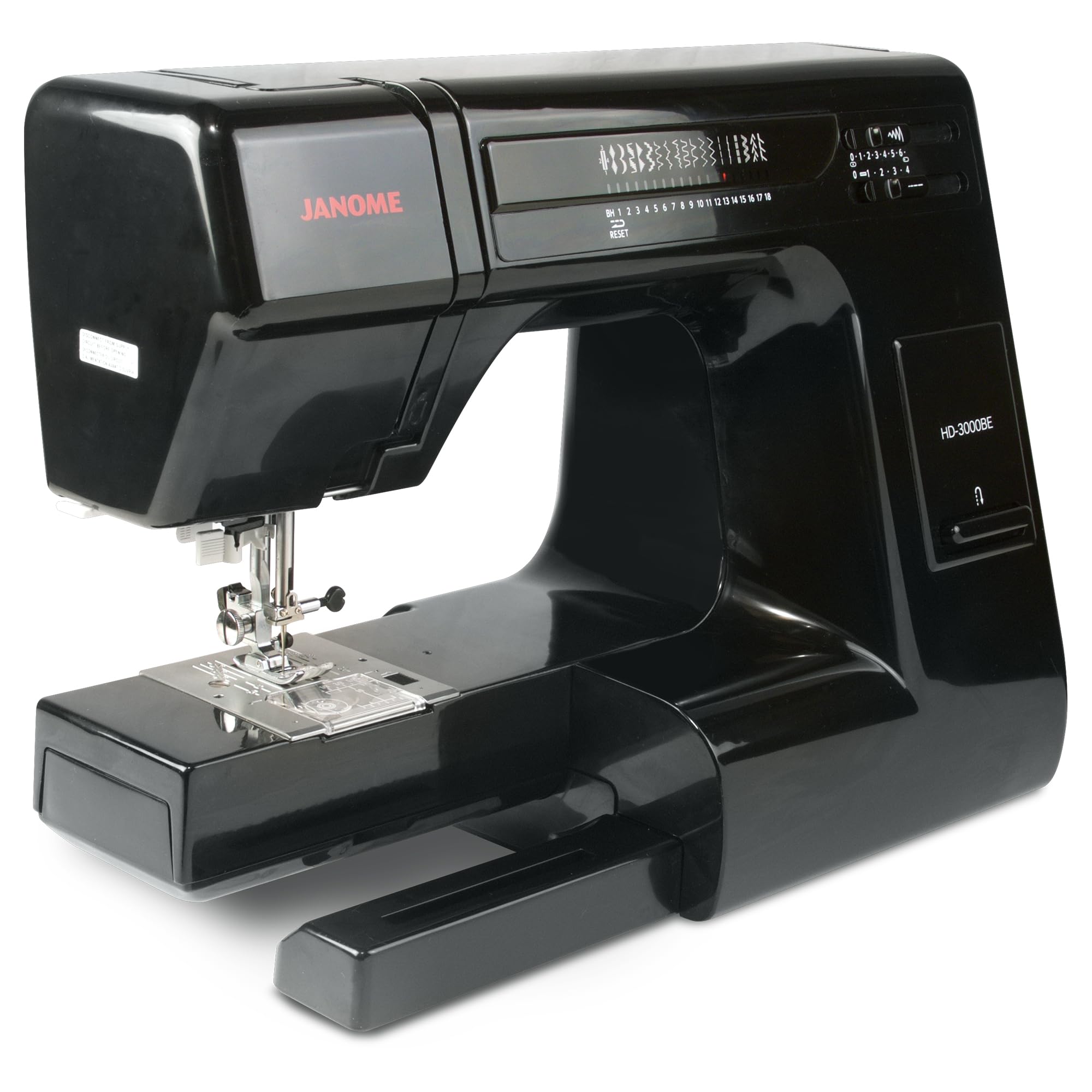 Janome Heavy Duty HD-3000 Black Edition Sewing Machine with Bonus 6 Piece Quilting Kit