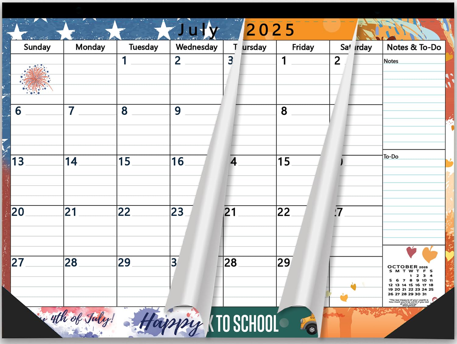 Magnetic Calendar 2025-2026 for Fridge, 17x12 Inches, Large, Schedule Planner Refrigerator, Monthly, July 2025- December 2026, 18 Months