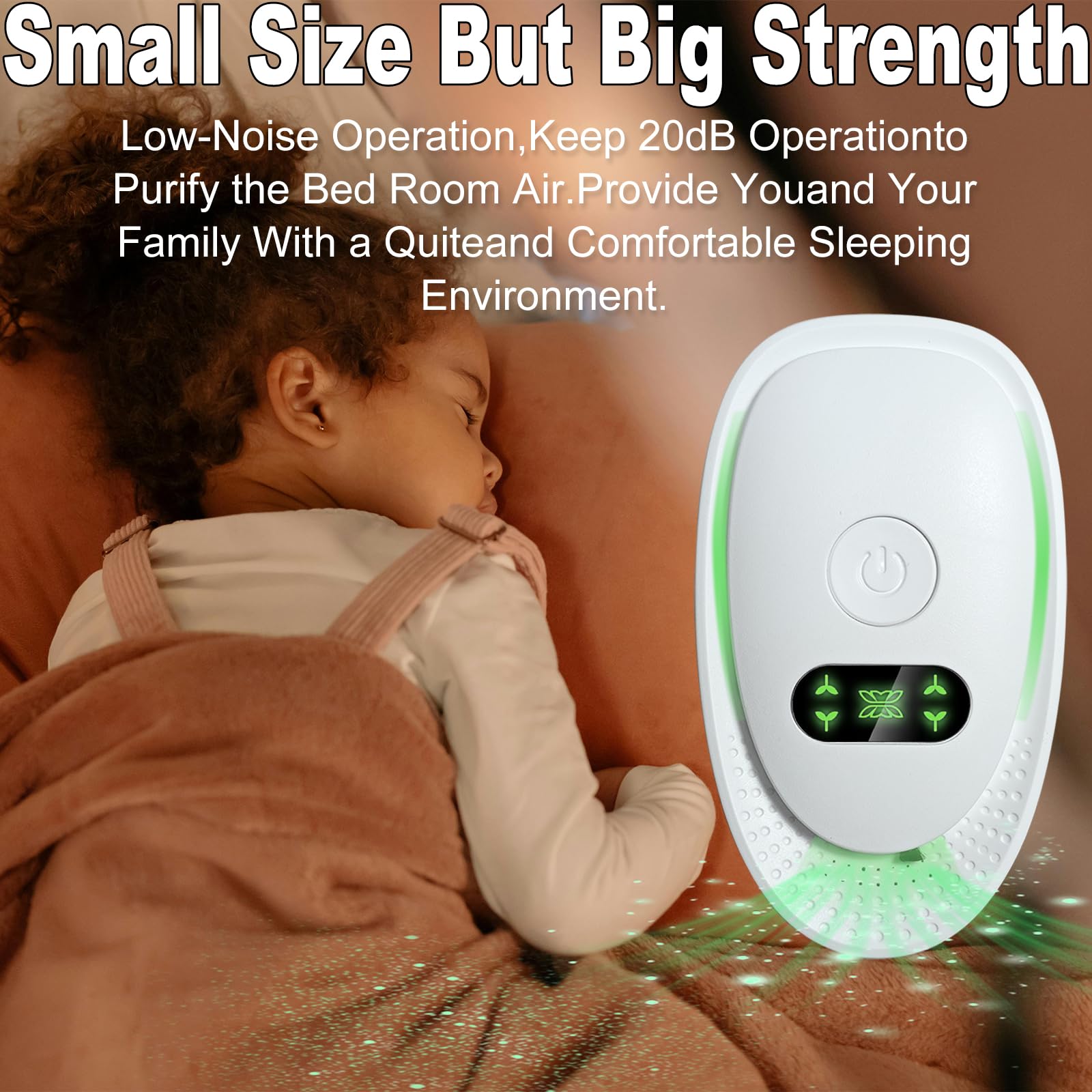 Plug In Negative Ion Air Purifiers,Air Ionizers,Negative Ion Filtration System,Quiet Mini Air Cleaner, Bedroom,Office,Basement-Portable Air Purifier Odor,Smoke,Dust,Pet Smell.4 Pack