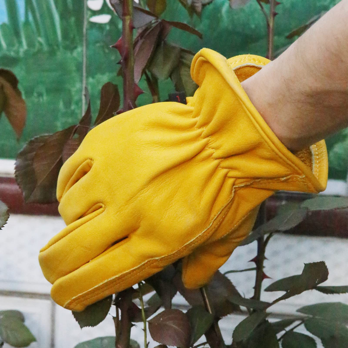 Lusaya for Men Women Gardening gloves, anti-puncture gloves, daily protective gloves,,For Gardening/Wood Cutting/Farm/Construction/Riding