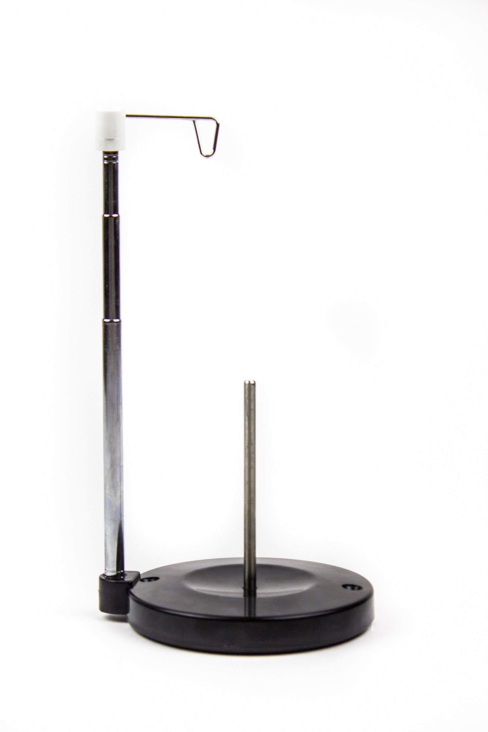 Embroidex Adjustable Single Thread Spool Holder – Stand alone Embroidery, Sewing or Quilting Thread Holder or Stand – Ensures Smoother Feed = Heavy Plastic Base
