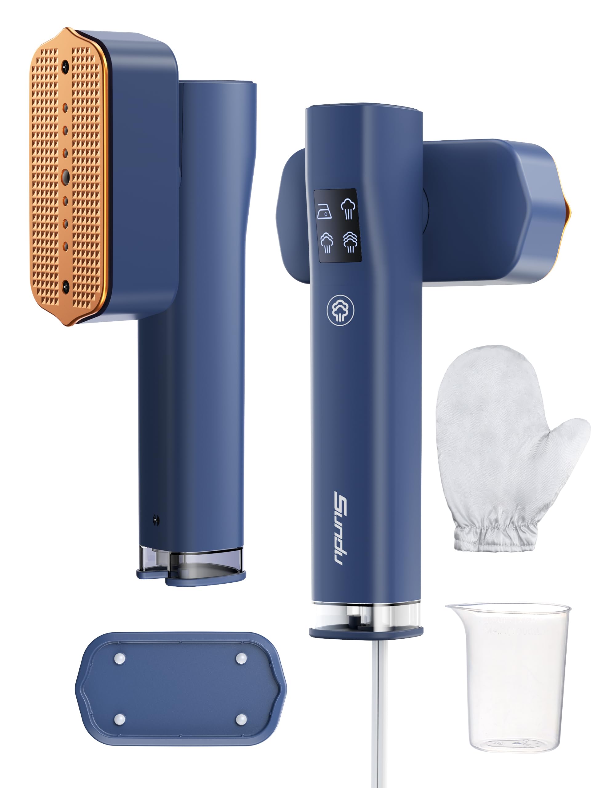 Steamer for Clothes,Sundu Portable Travel Steamer&Iron 2 In 1,15s Fast Heat-up,100ml Water Tank,Steamer Ironing Gloves,20 Minutes of Continuous Ironing Garment Steamer for Travel and Home