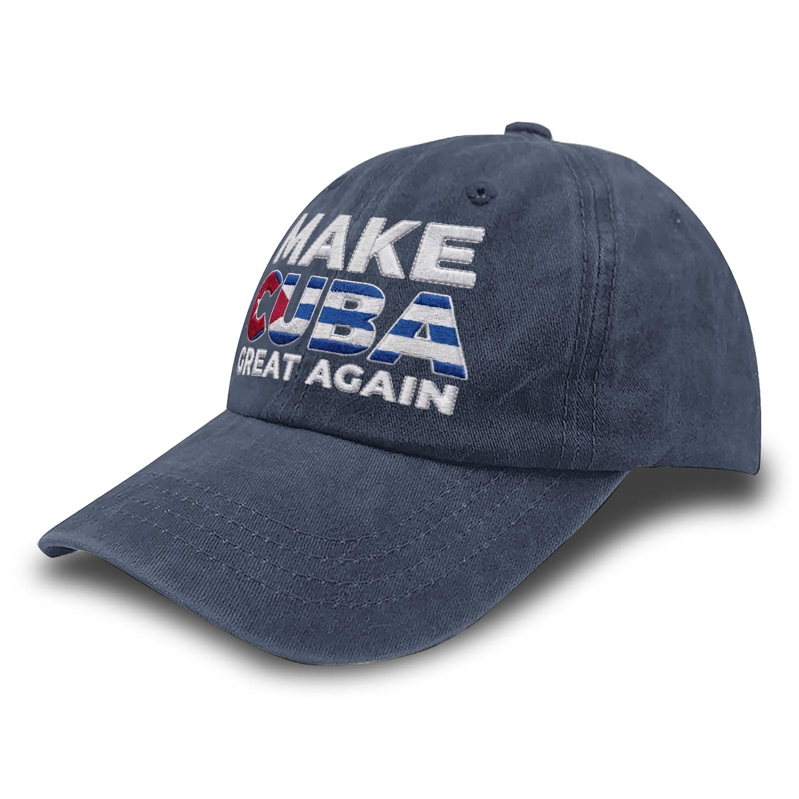 Make CUBAS Great Again Embroidered Sun Hats Outdoor Caps for Daughter