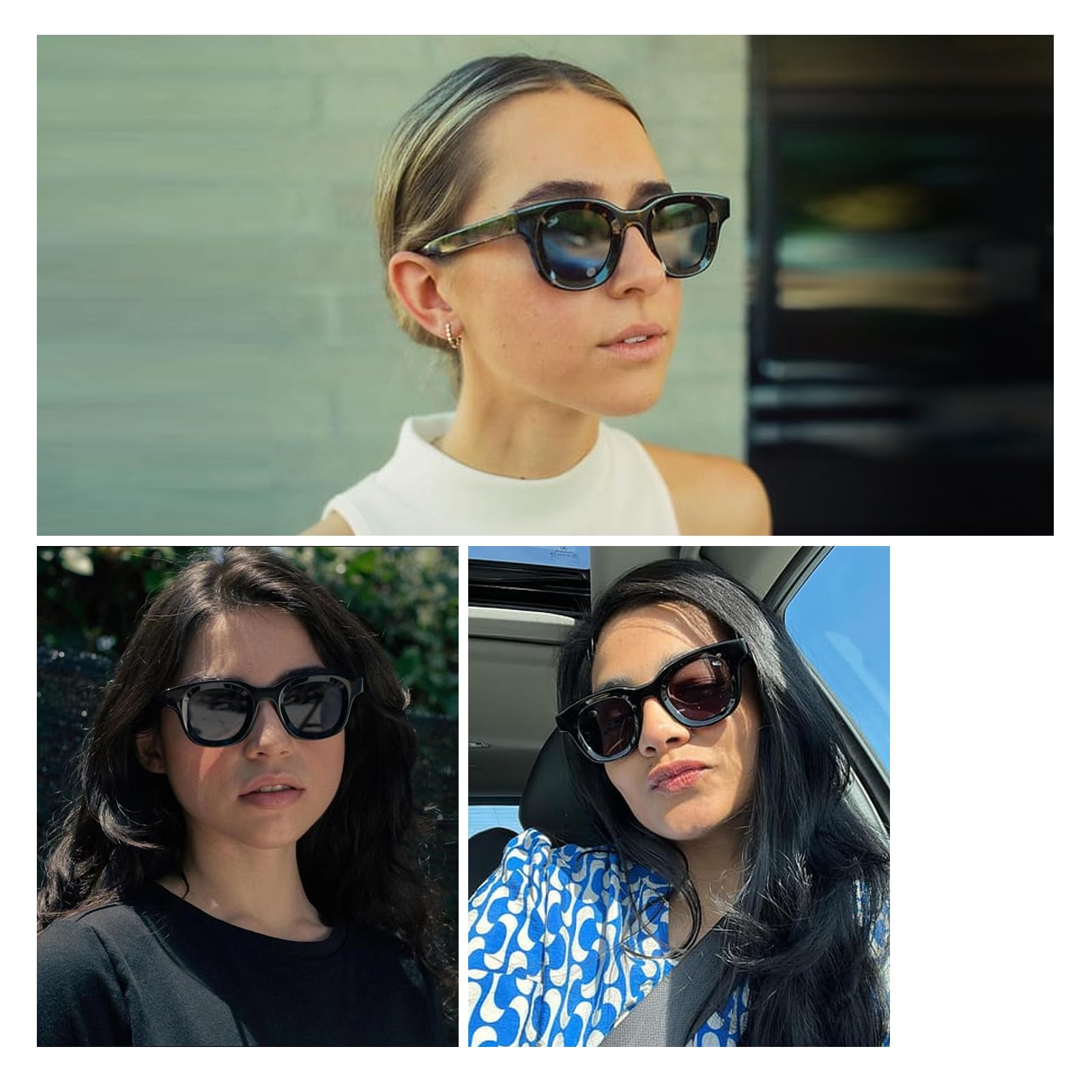 BOBUXLIIN Fake Glasses Fashion Non Prescription Clear Glasses for Women Glasses Frame Trendy Accessories for 2024 2025