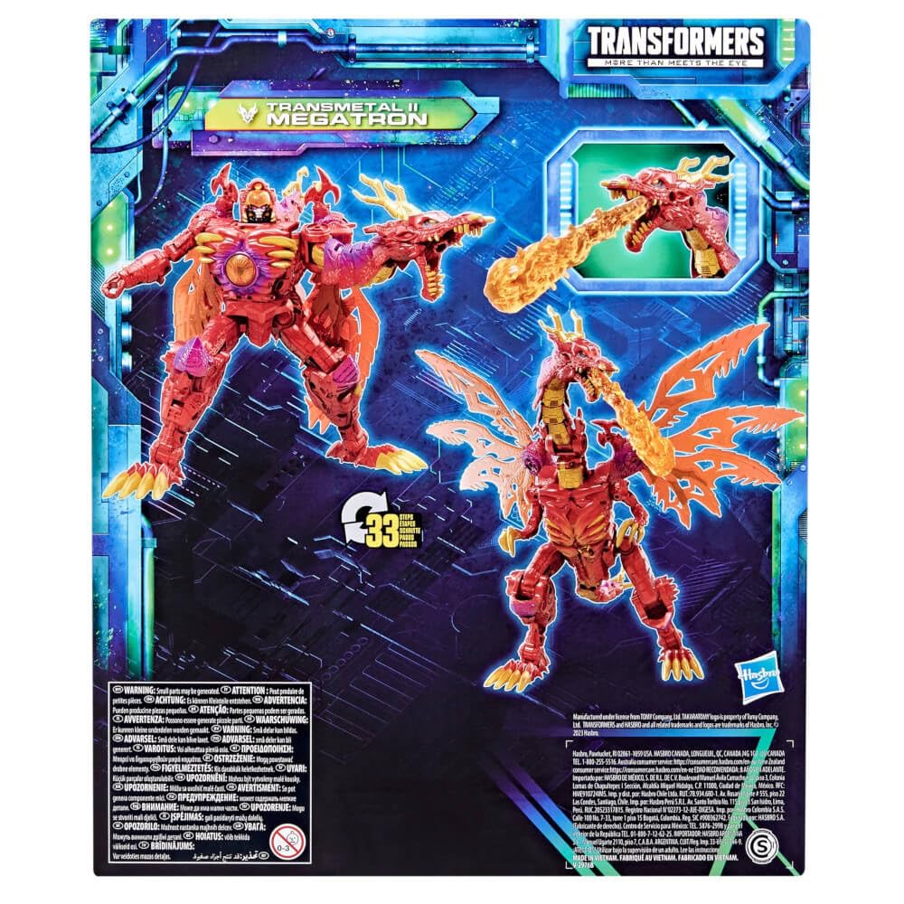 Transformers Toys Legacy Evolution Leader Transmetal II Megatron Toy, 8.5-inch, Action Figure for Boys and Girls Ages 8 and Up