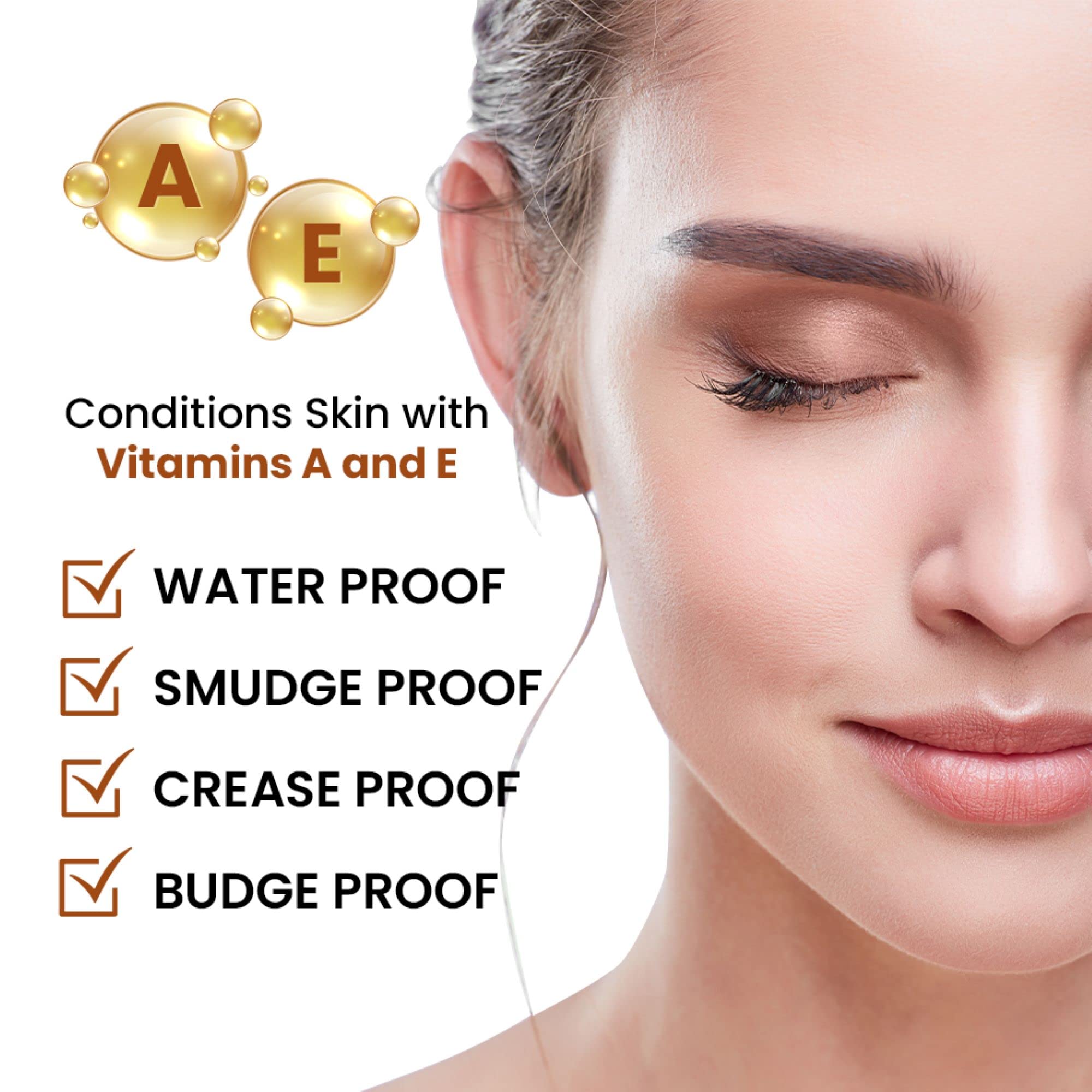 Mommy Makeup Waterproof Cream Eyeshadow | Any Wear Creme in Misty Mocha (A Matte Cool Mocha Beige) for Eyes, Cheeks & Lips | Ultimate Multi-tasking Cream to Powder Eye Shadow