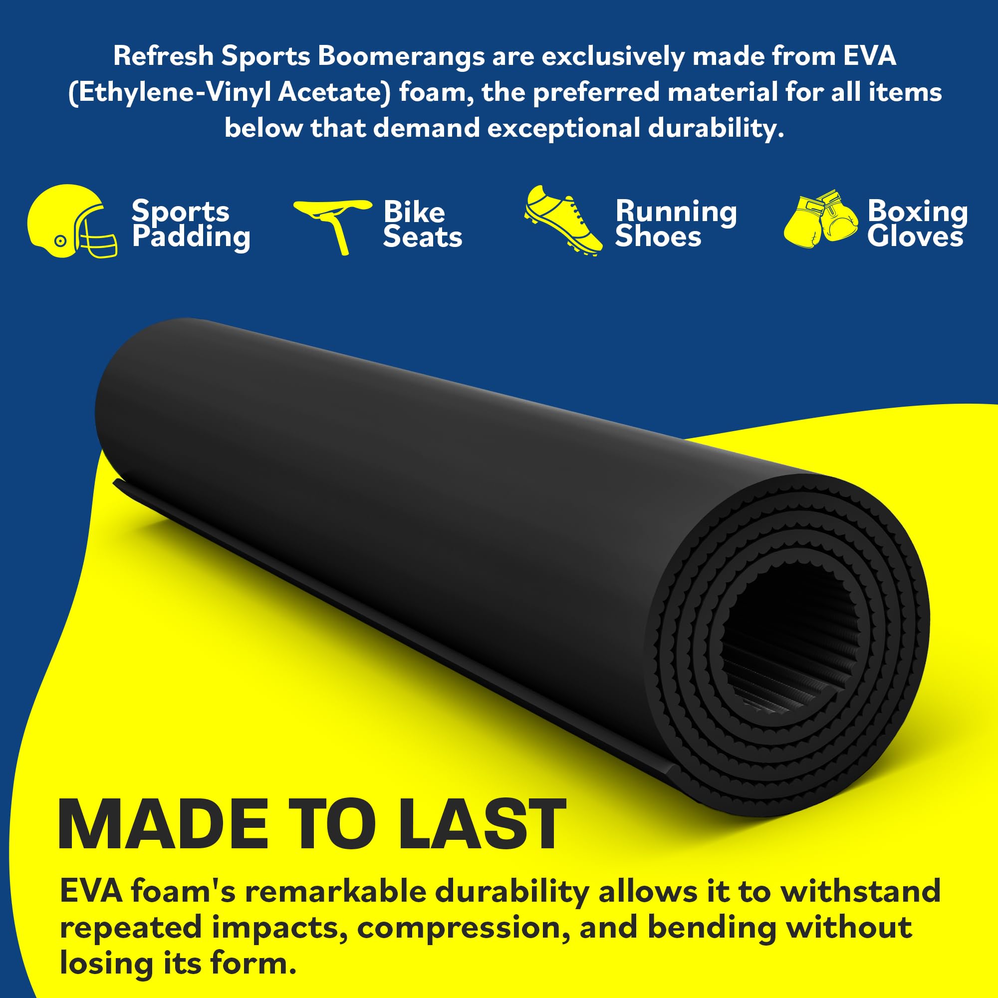 Outdoor Flying Disc Boomerang Toy - Soft Material That Doesn't Hurt - Ideal Outdoor Toy Gifts For Teens & Adults - Best Gifts For Boys & Girls - Stocking Stuffers For Kids 3 4 5 6 7 8 9 10 11 12+