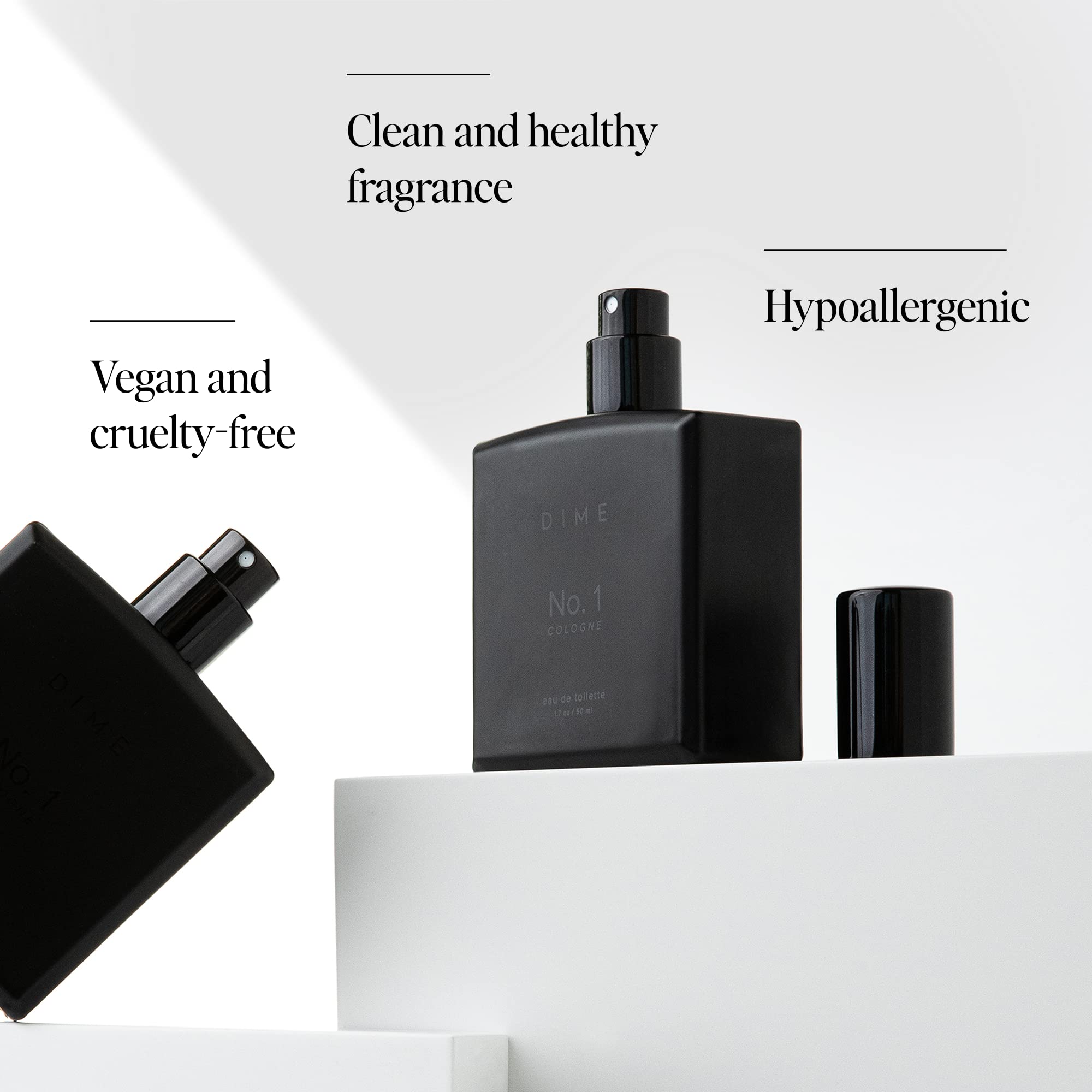 Dime No. 1 Cologne For Men, 1.7 oz / 50 ml - A Bold Blend of Sparkling Grapefruit, Dark Rhum, Amber Woods and Cardamom