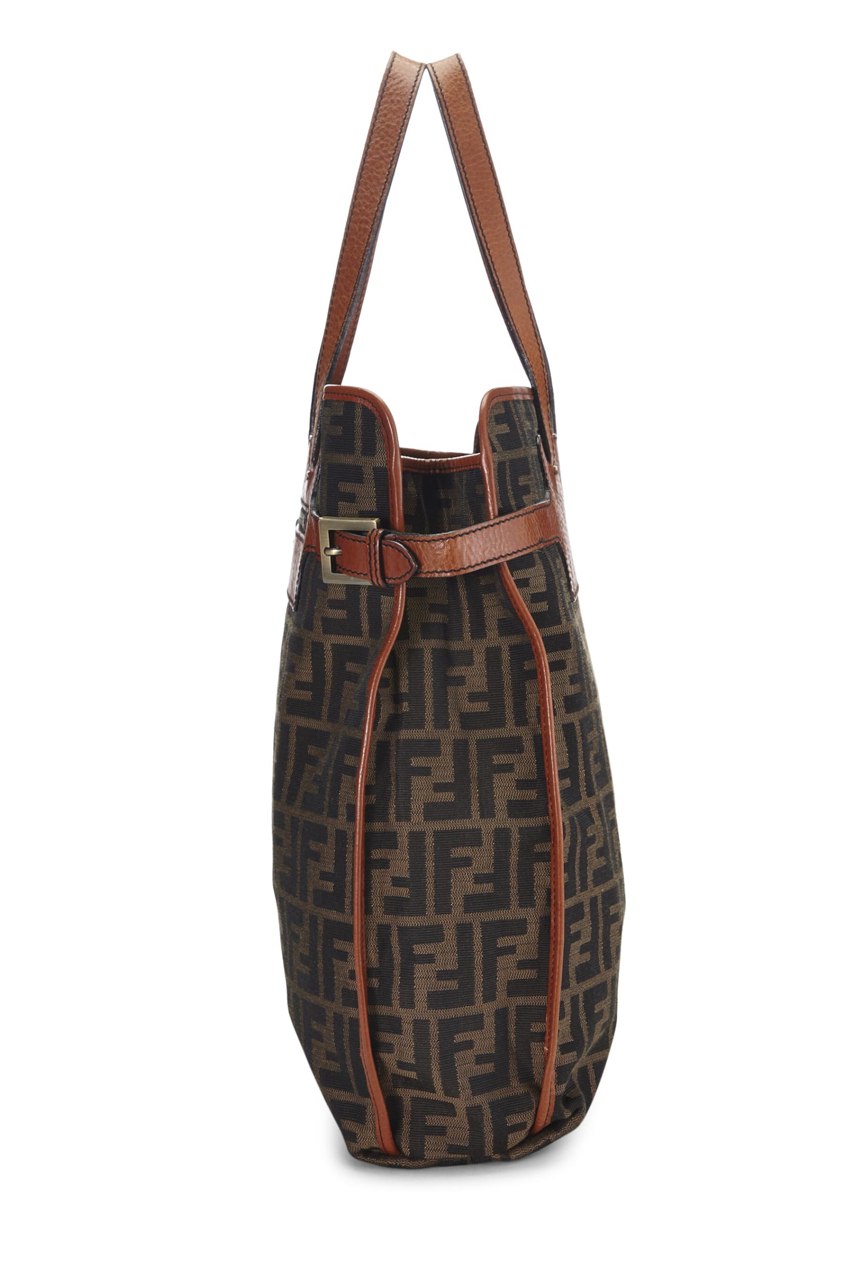 Fendi, Pre-Loved Brown Zucca Canvas Tote, Brown