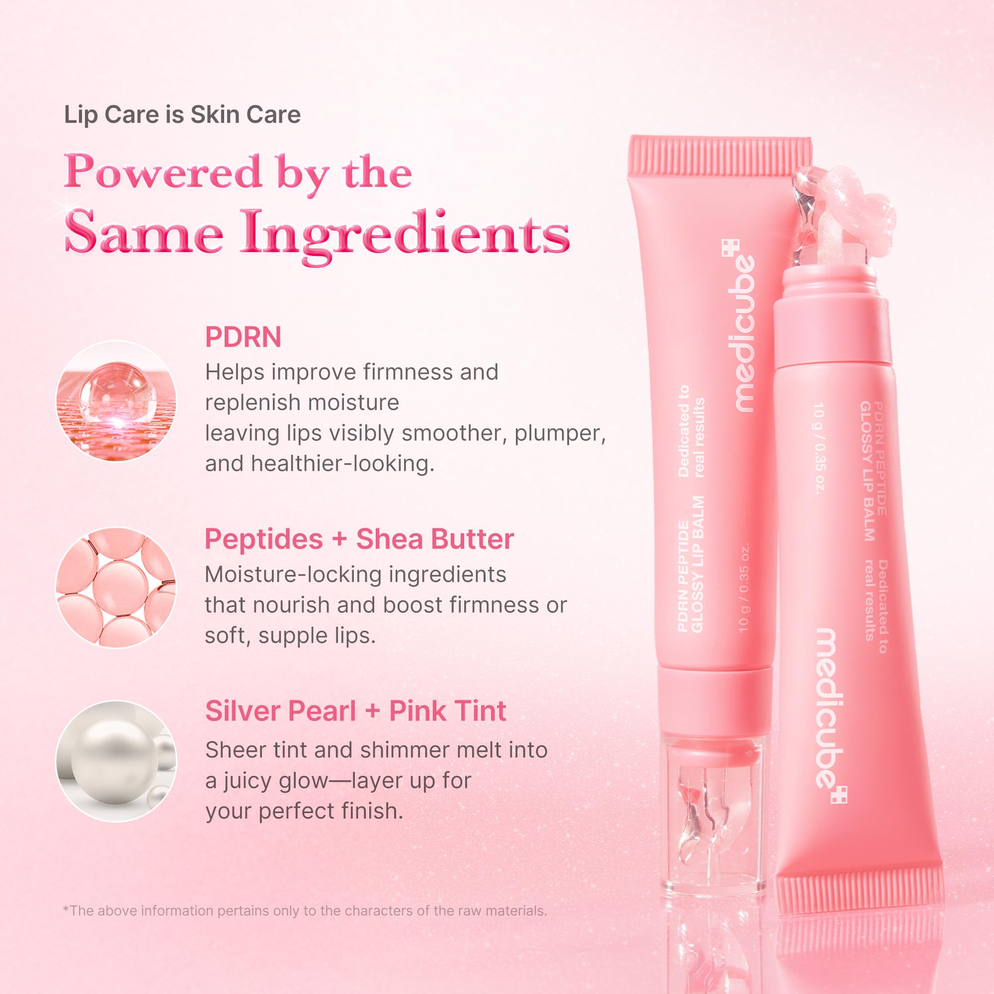 medicube PDRN Pink Day & Night Lip Duo for Hydrated & Glossy Lips: PDRN Lip Sleeping Mask Glow Balm and PDRN Peptide Jelly Gloss Balm | PDRN, Peptides, Collagen, Shea Butter for Long-Lasting Moisture