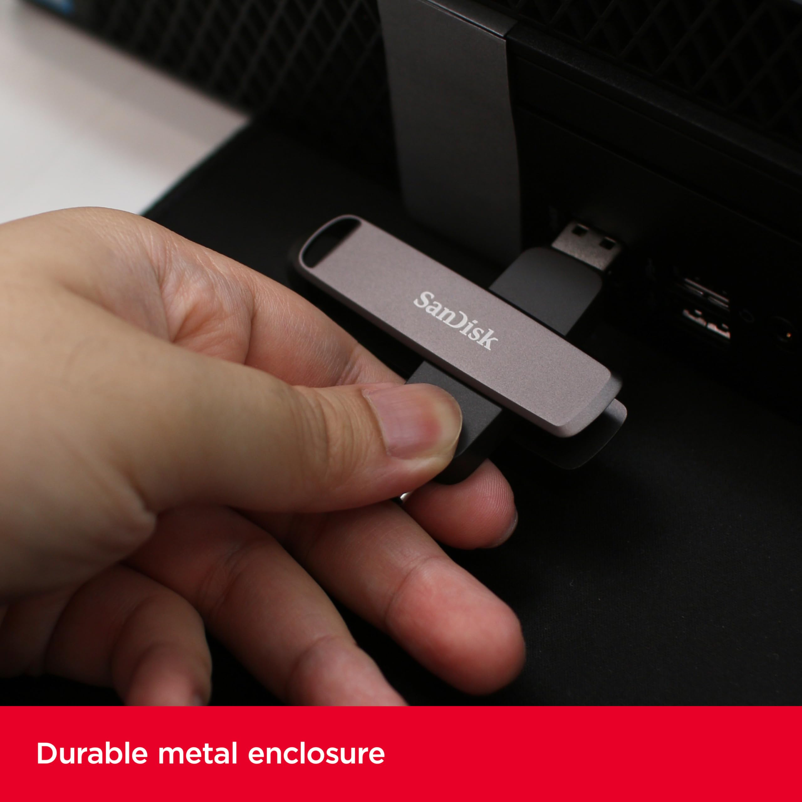 SANDISK 256GB Extreme PRO Dual Drive - Up to 1,000MB/s, USB Type-C, and USB Type-A, High-Performance Flash Drive - SDDDE1-256G-G46