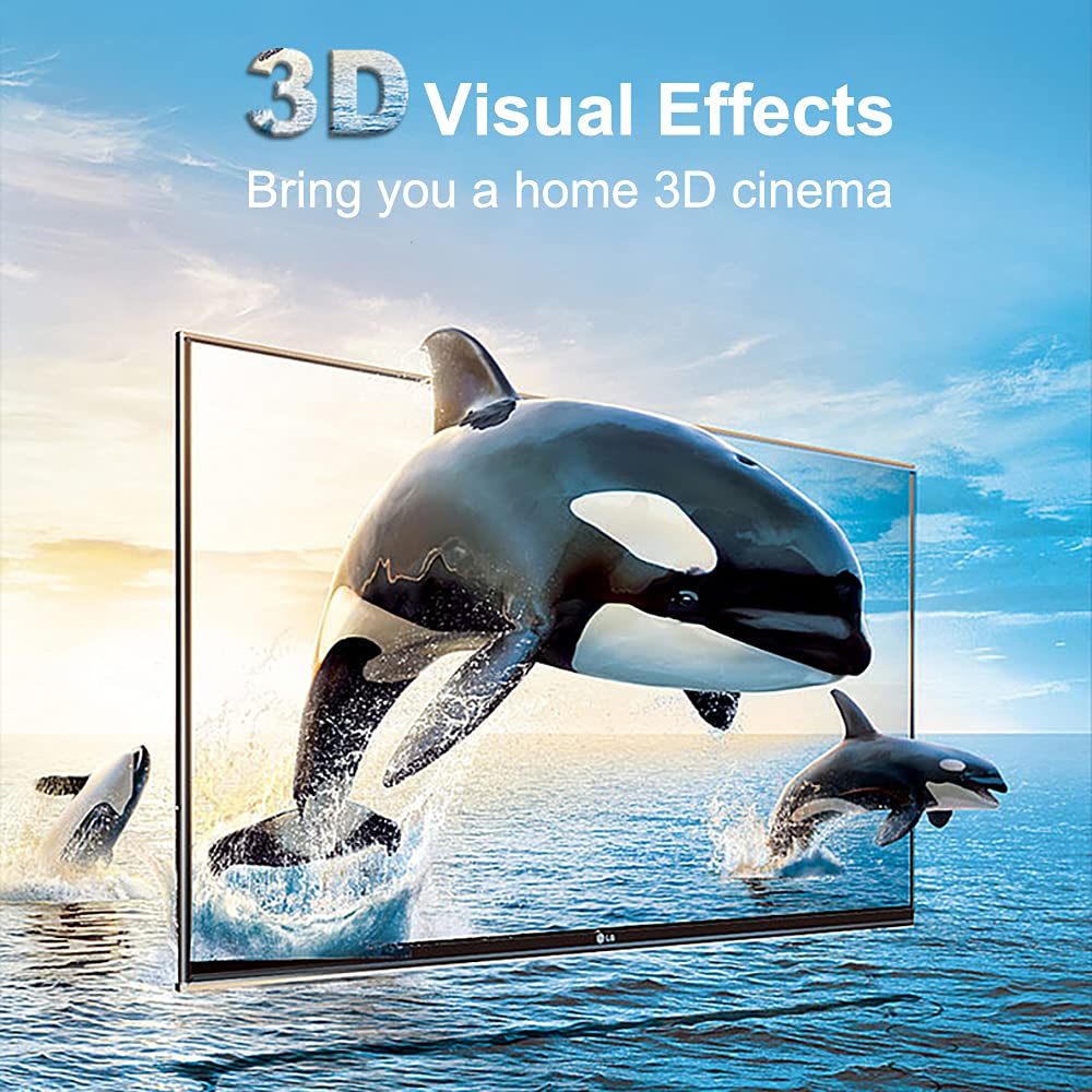 VCE 2-Pack HDMI Male to Female Swivel Adapter HDMI Extension Gold Plated Converter for Google Chrome Cast, Roku Streaming Stick