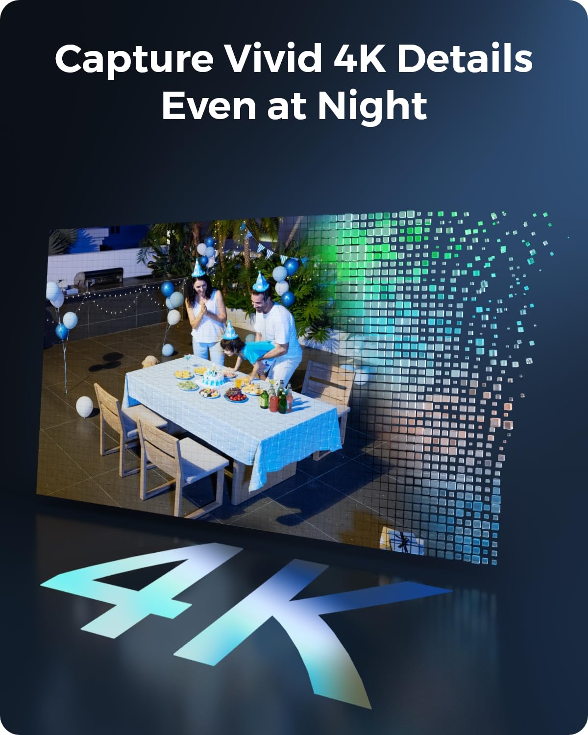 REOLINK 4K Security Cameras Wireless Outdoor System, Encrypted 1 Year Local Storage, Color Night Vision, 2.4/5GHz Wi-Fi, AI Detection, No Monthly Fee, Home Hub with 4X Eco Ultra+Solar Panel