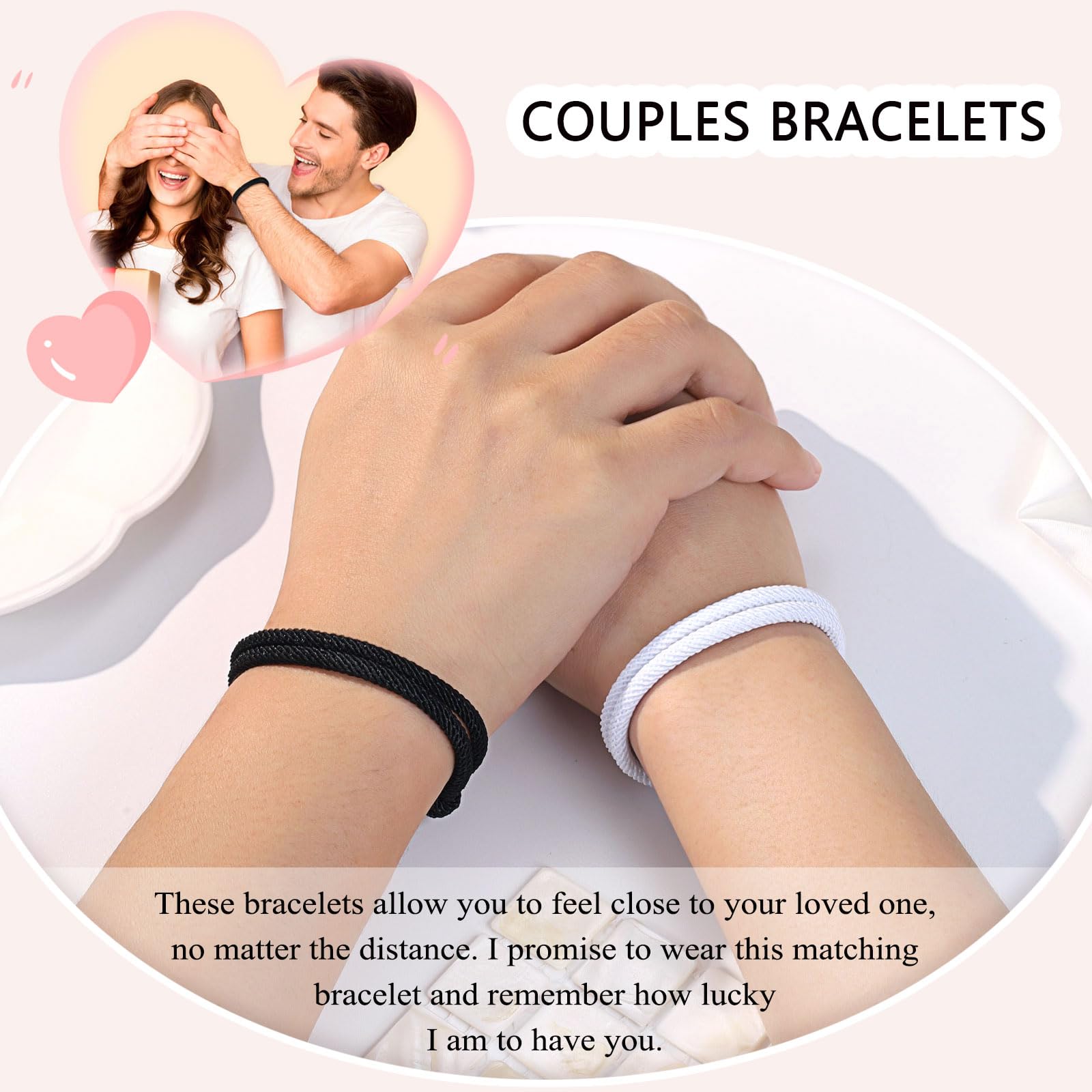 UNGENT THEM Gifts for Girlfriend Birthday Gift Ideas Bracelet Anniversary I Love You My Girlfriend Cute Romantic Sweetest Christmas Valentines Day Gifts for Her Girlfriends Women