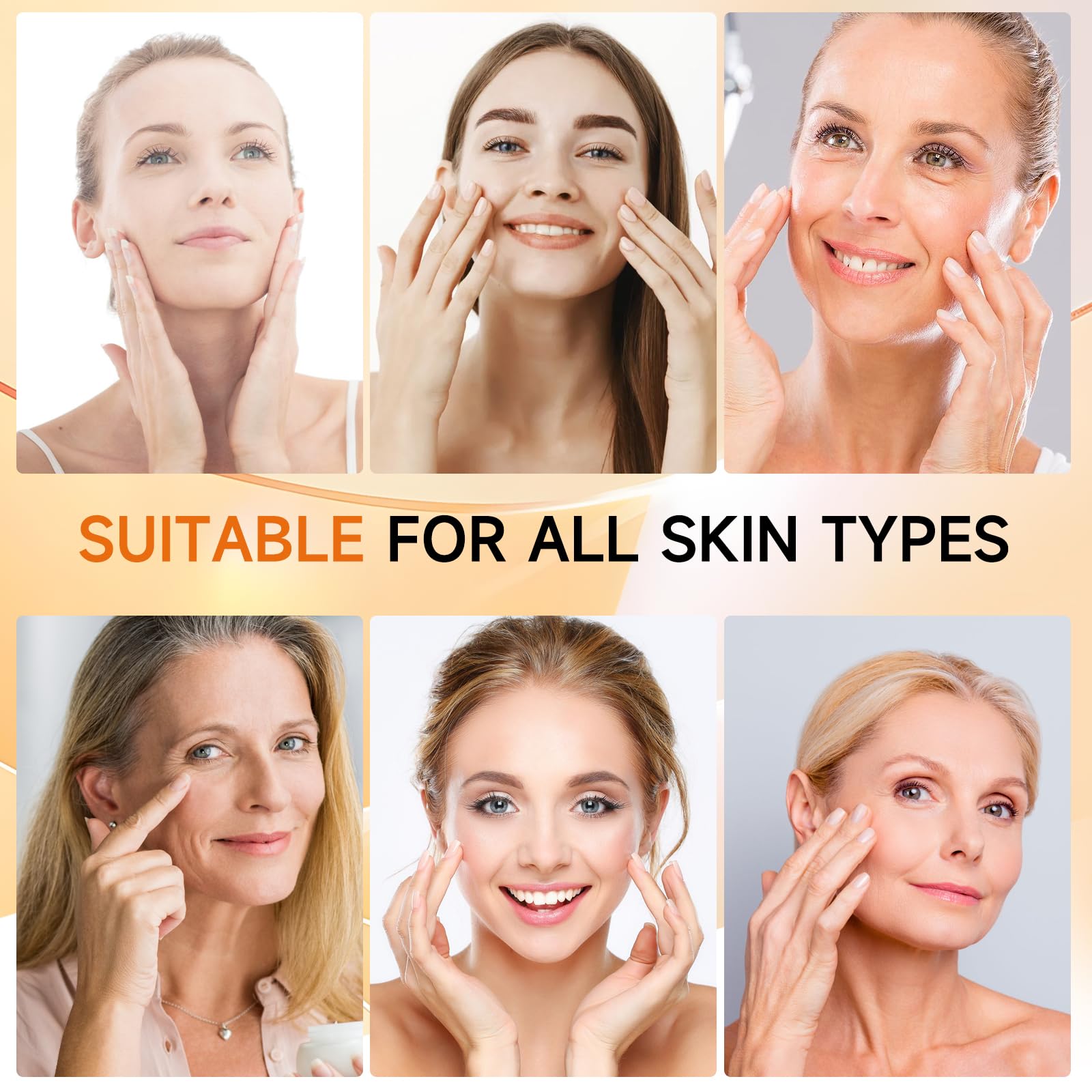 HANYWIL Super Vitamin C Serum for Women over 70, Vitamin C Serum for Face, Dark Spot Remover for Face, Hyaluronic Acid Skin Care, Targets Age Spots, Hydrates and Wrinkle Reduction 1.7fl oz