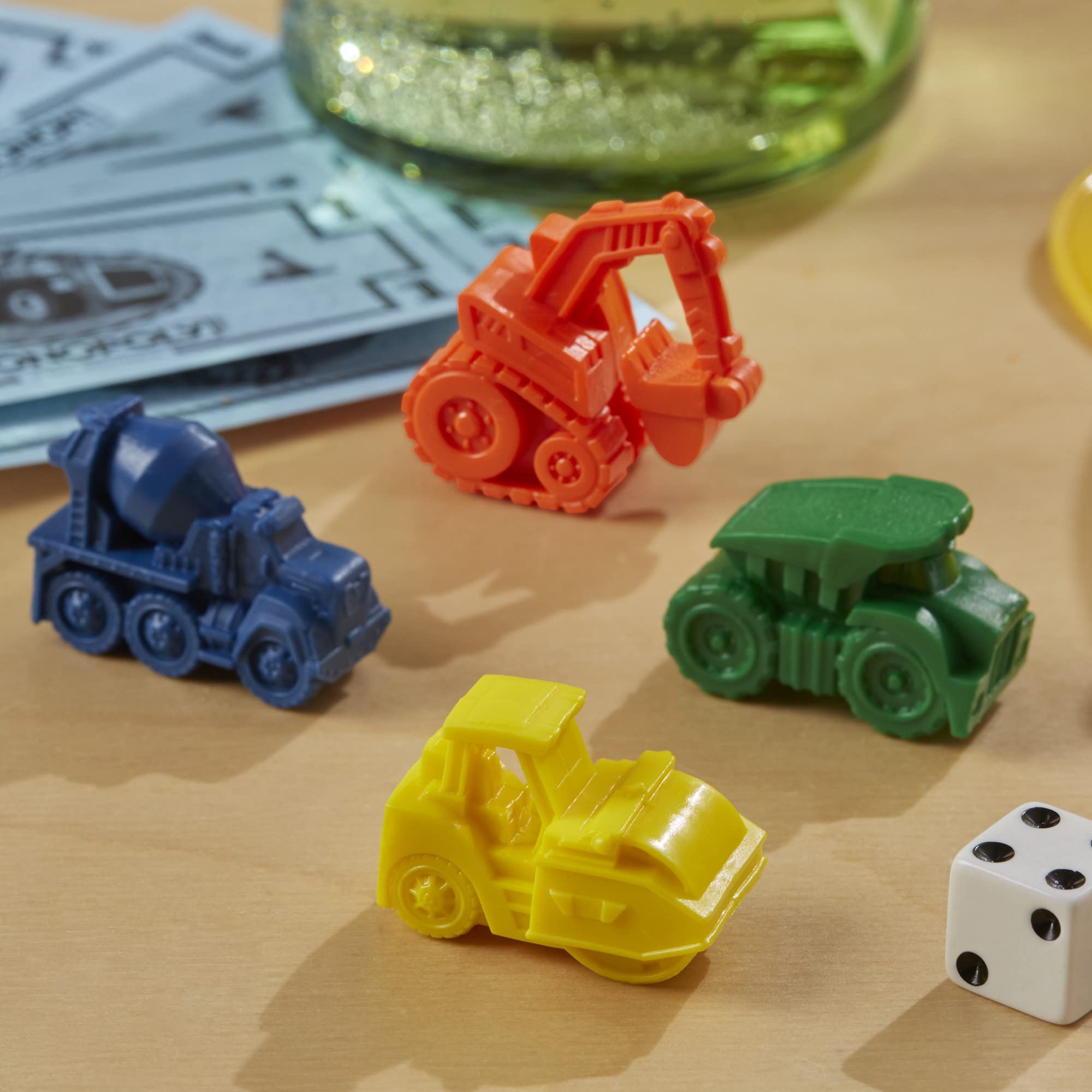 Monopoly Junior Trucks Edition Board Game for Kids Ages 5+, 2-4 Player Kids Games (Amazon Exclusive)