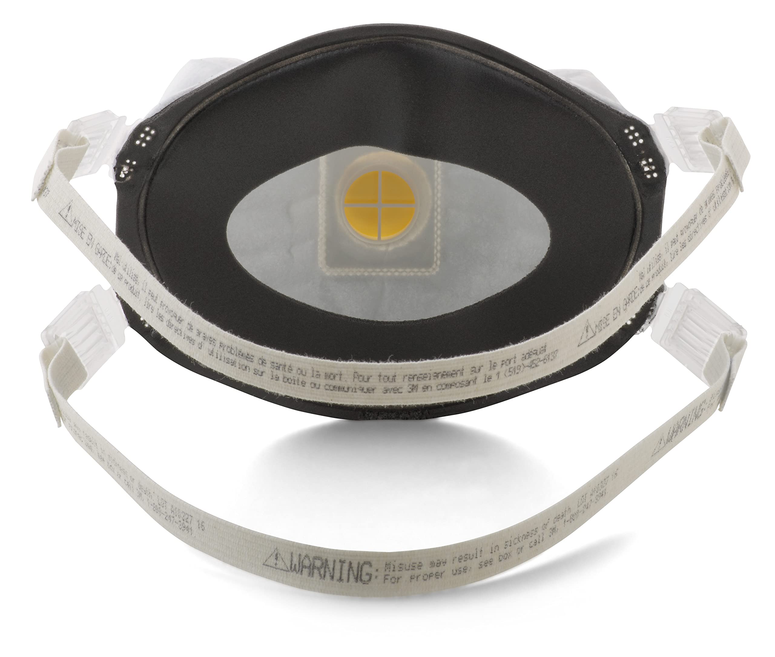 3M Personal Protective Equipment Particulate Disposable Respirator 8233, NIOSH APPROVED, Exhalation Valve, N100, Certain Non-Oil Based Particles (1 Piece)