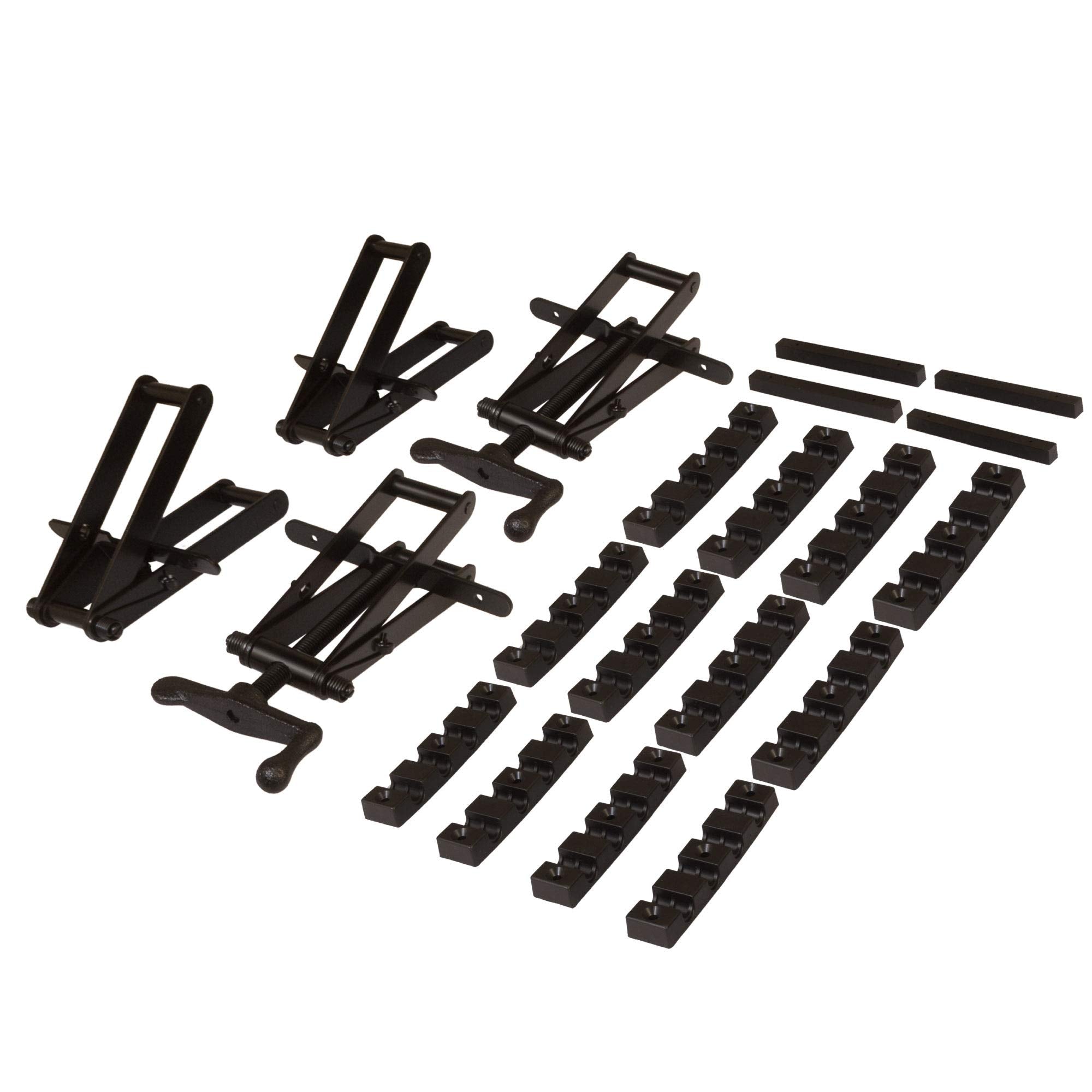 Peachtree Woodworking Supply 2 Pack of 4 Way Pressure Clamps for Clamping Panels From All Four Directions. For Woodworkers, Cabinet and Furniture Makers (2 four way pressure clamps)