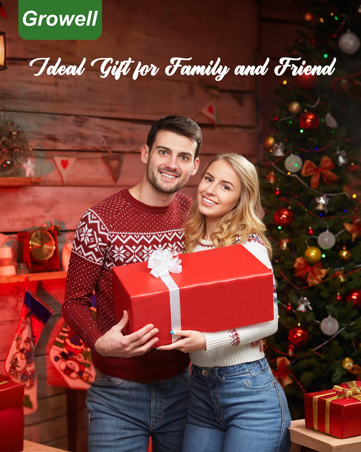 Growell Hydroponics Growing System Kit, 16 Pods Indoor Garden with 28W Full Spectrum LED Grow Light, Auto Timer, 3 Smart Light Modes, 8L Large Herb Garden, Ideal Gardening Gift for Women, Men (White)