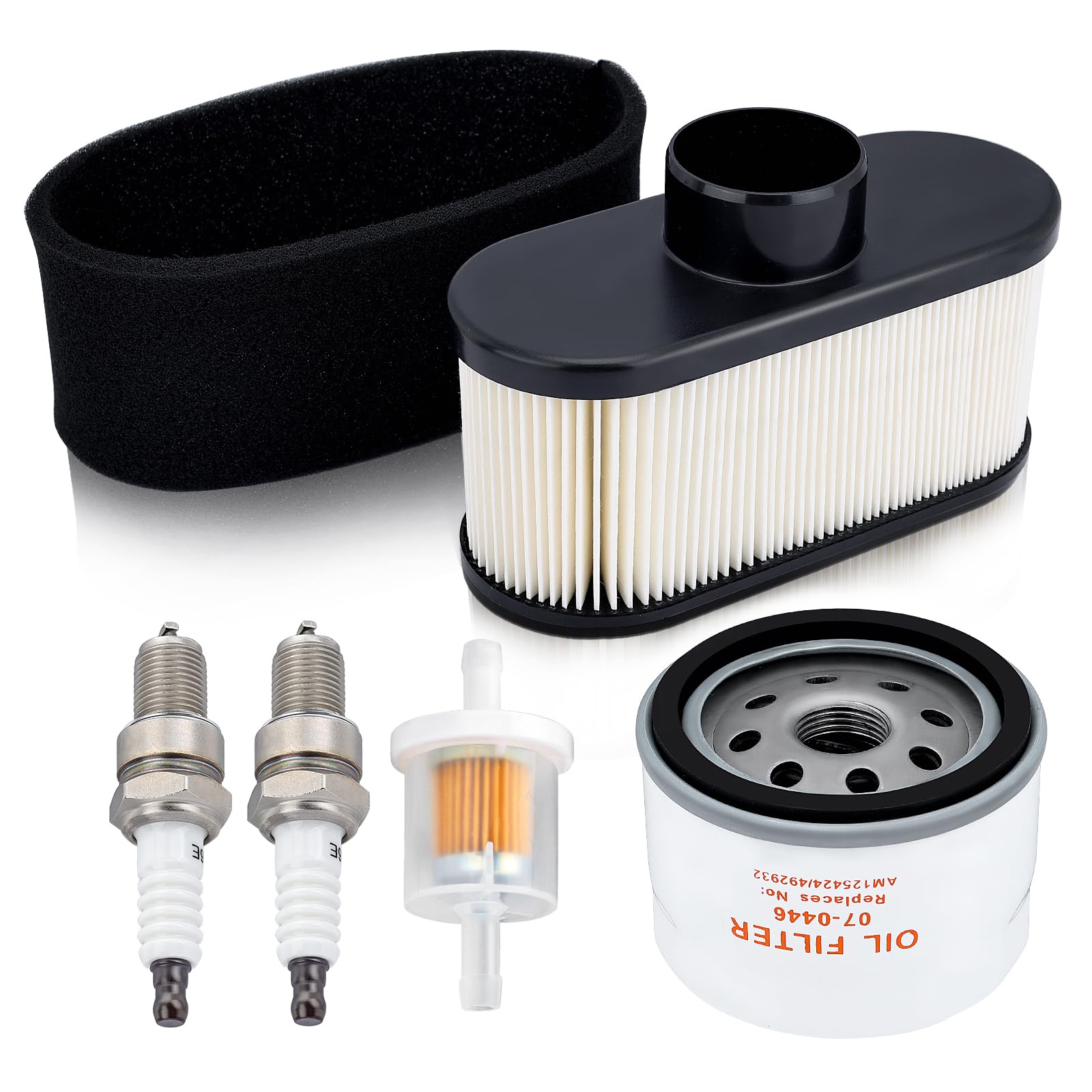 Harbot FR691V FR730V Tune Up Kit Oil Change Kit for Kawasaki FR651V FR730V FS481V FS541V FS600V FS651V FS691V FS730V Engine Replace 11013-7049 11013-0752 11013-7047 Air Filter 49065-7007 Oil Filter