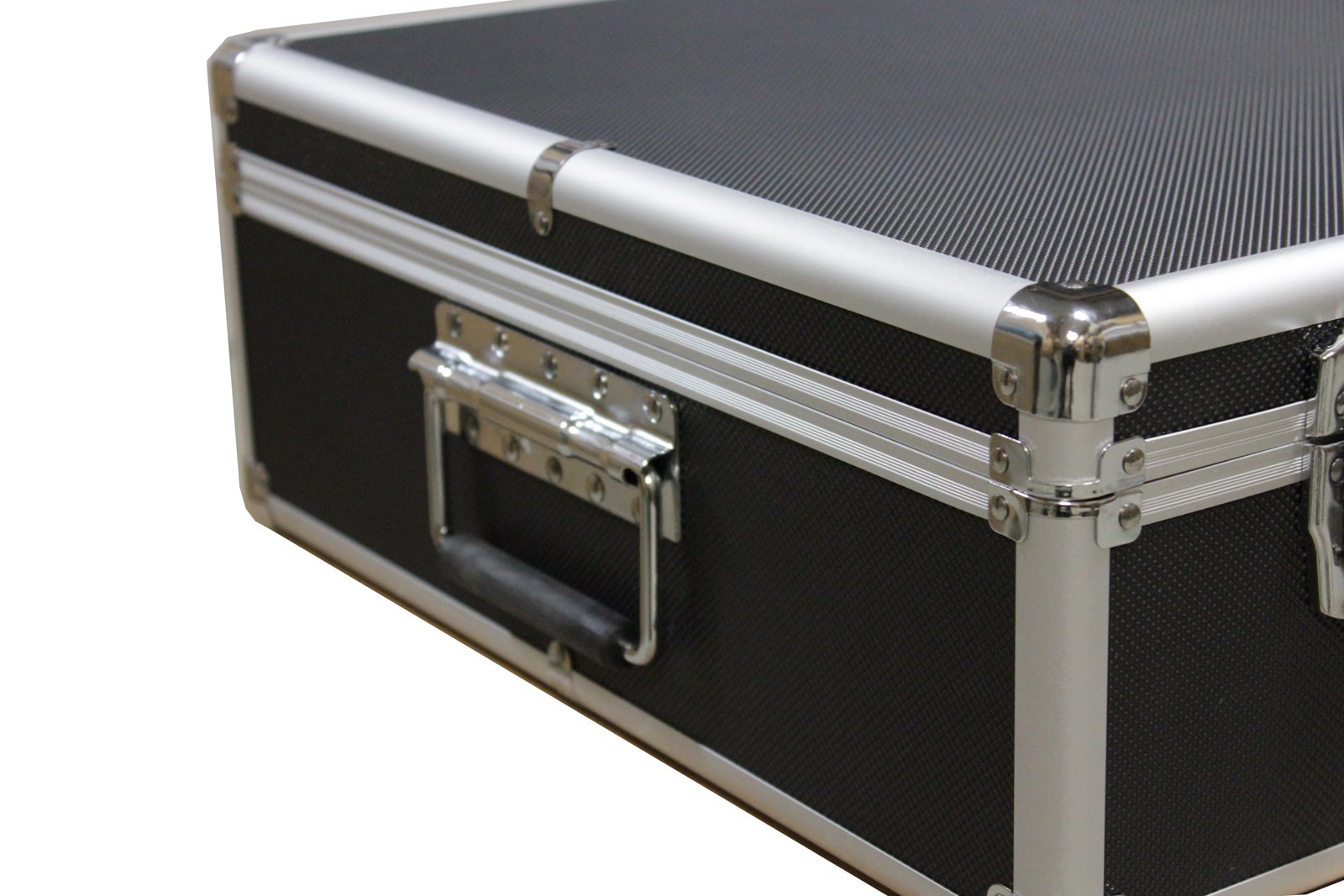 New Aluminum Like CD DVD Storage Case Holds 1000 Discs Black Box with Hanger Sleeves MegaDisc