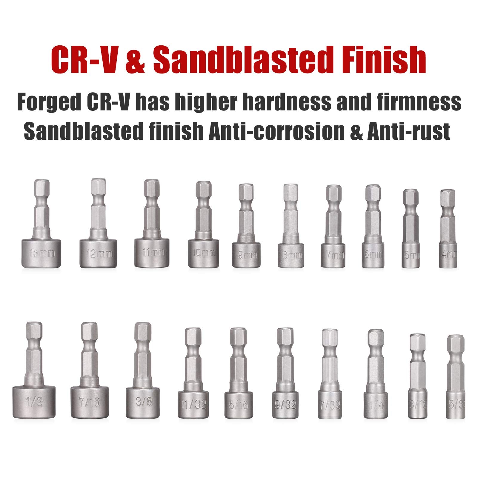 ARUCMIN 214-Piece Screwdriver Bit Set S2 Steel Drill bit set Power Bit Set with Security Bits