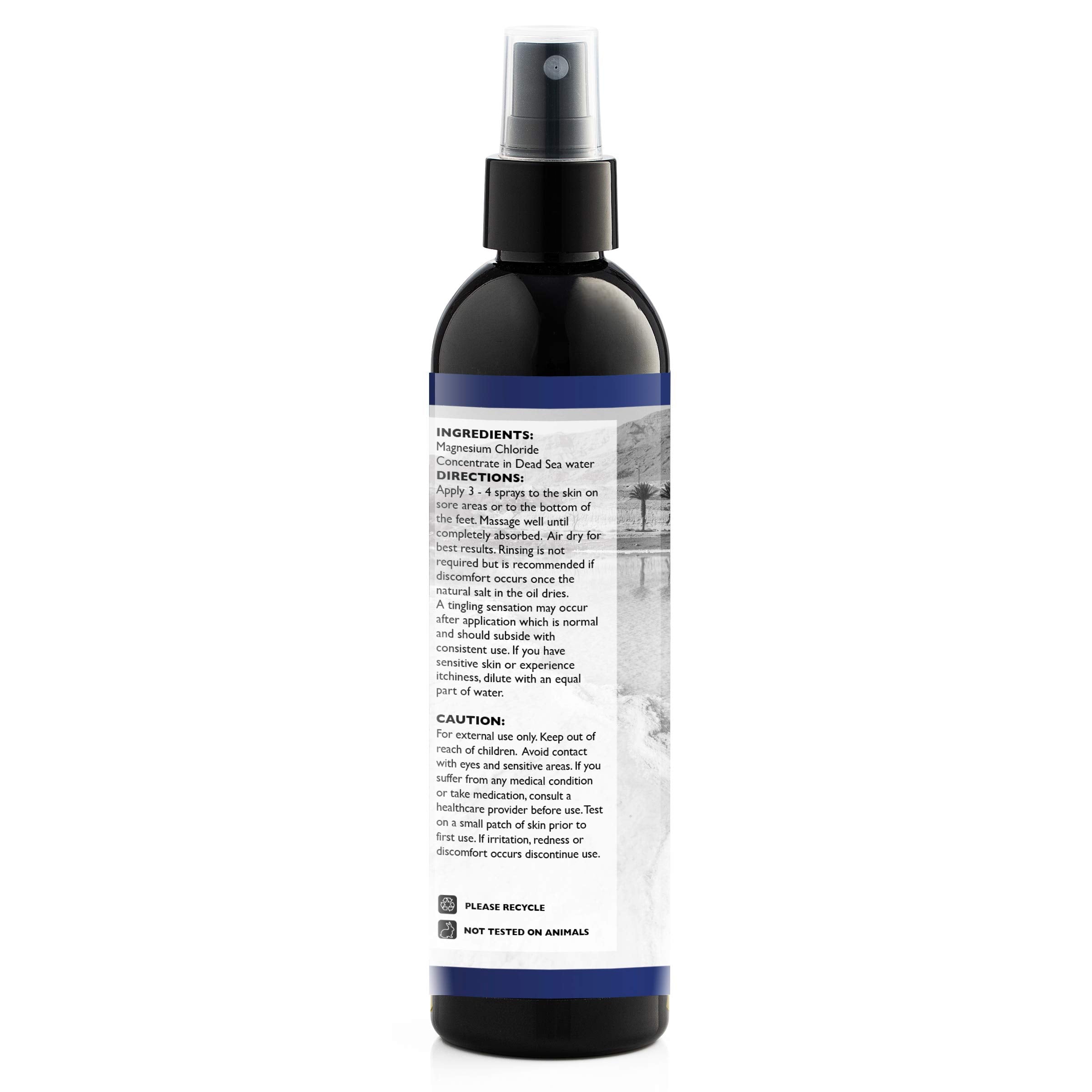 Aromasong Extra Strength Ultra-Pure Magnesium Spray (23mg Magnesium in Each Spray) 8 Oz, Known to be Used for Soothing Headaches, and Leg Discomfort